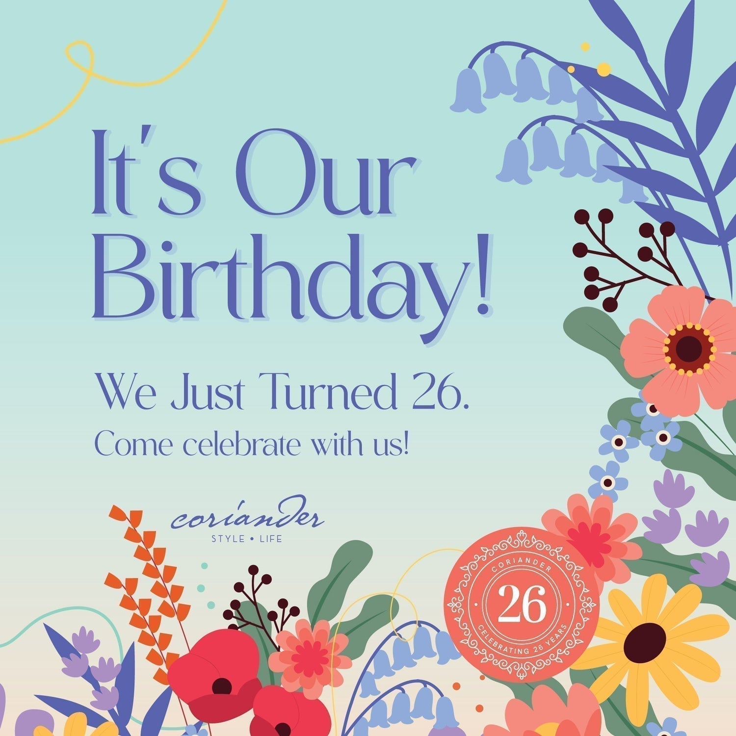 26 Years of Coriander: A Love Letter to Style, Gifts, and the People Who Keep Us Going