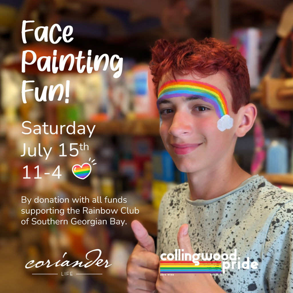 FACE PAINTING at CORIANDER LIFE