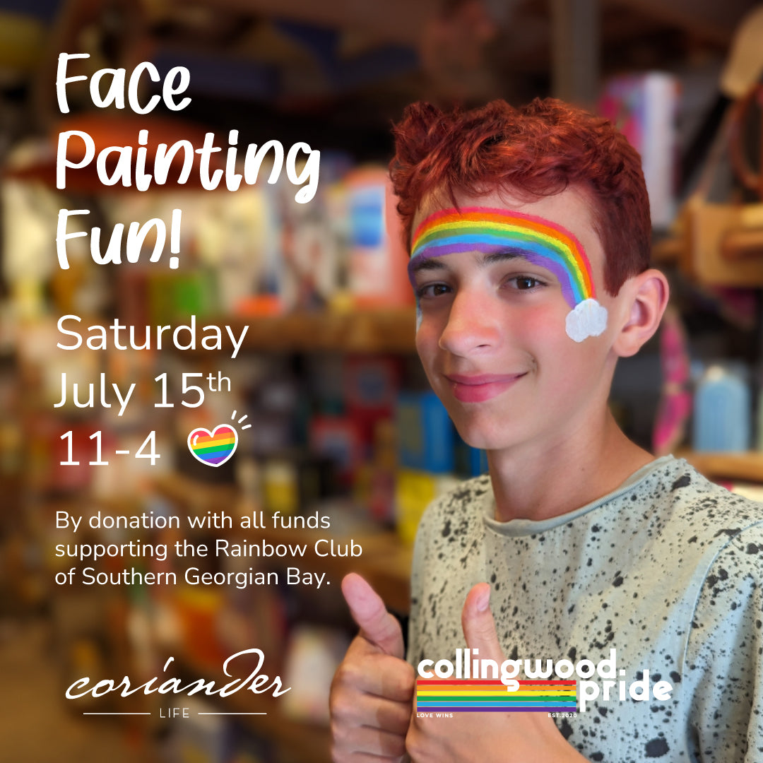 FACE PAINTING at CORIANDER LIFE
