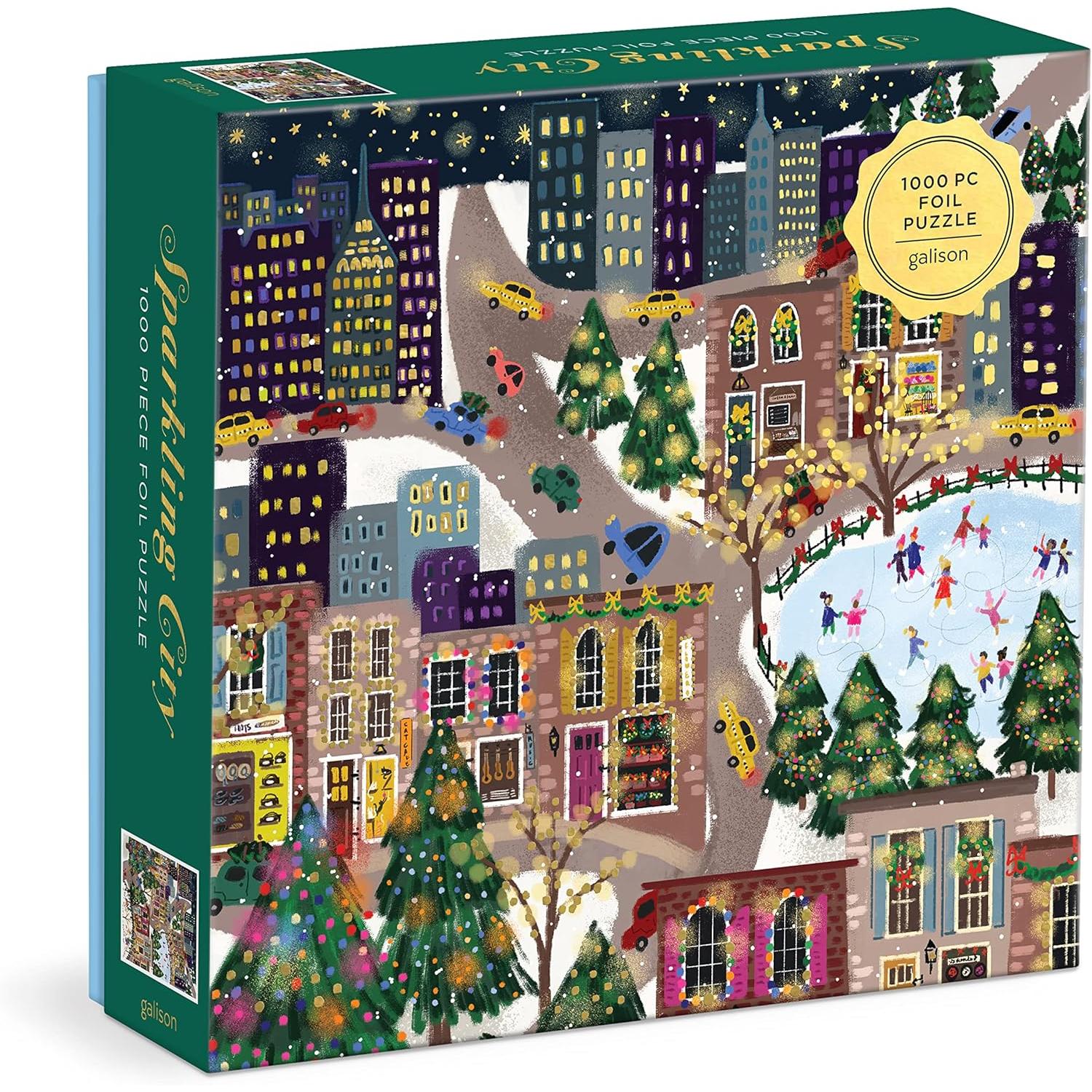 1 000 PIECE PUZZLE | JOY LAFORME 'SPARKLING CITY'-Puzzles-RAINCOAST-Coriander