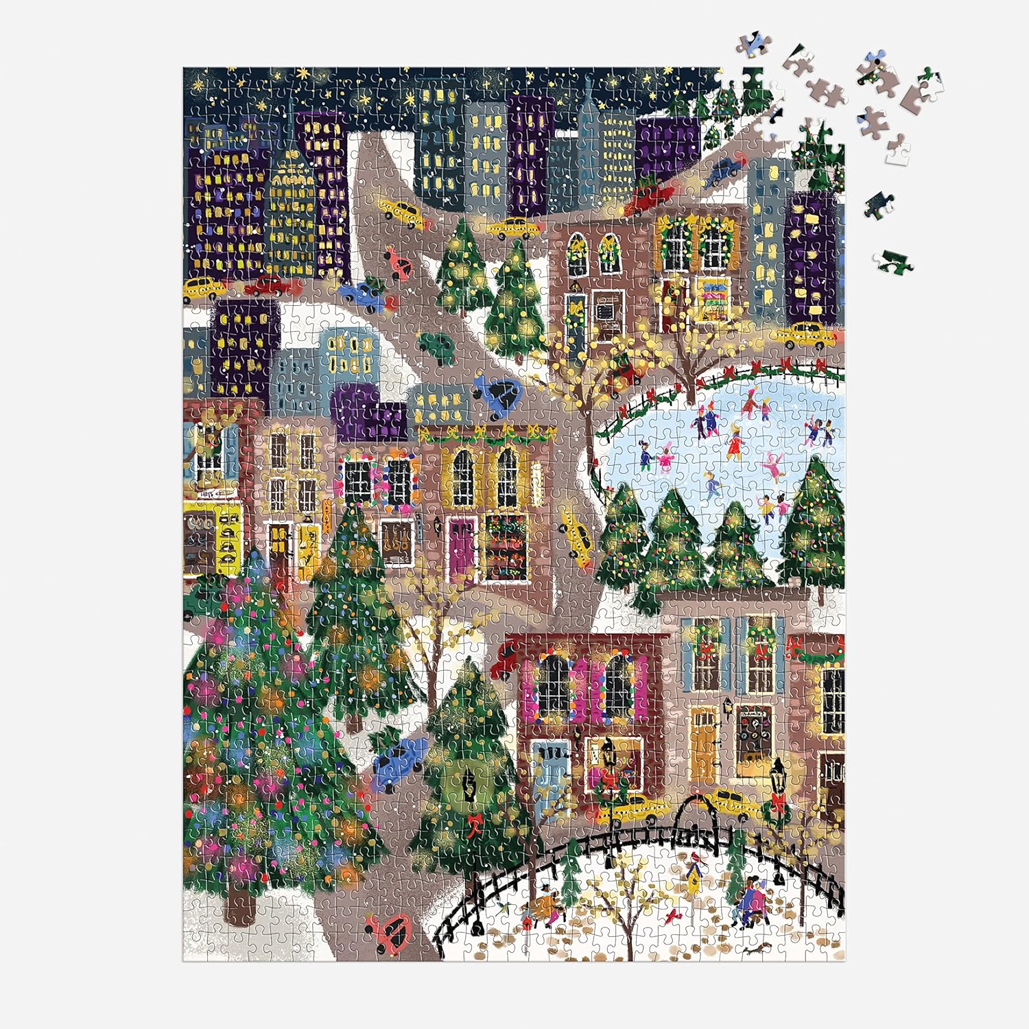 1 000 PIECE PUZZLE | JOY LAFORME 'SPARKLING CITY'-Puzzles-RAINCOAST-Coriander