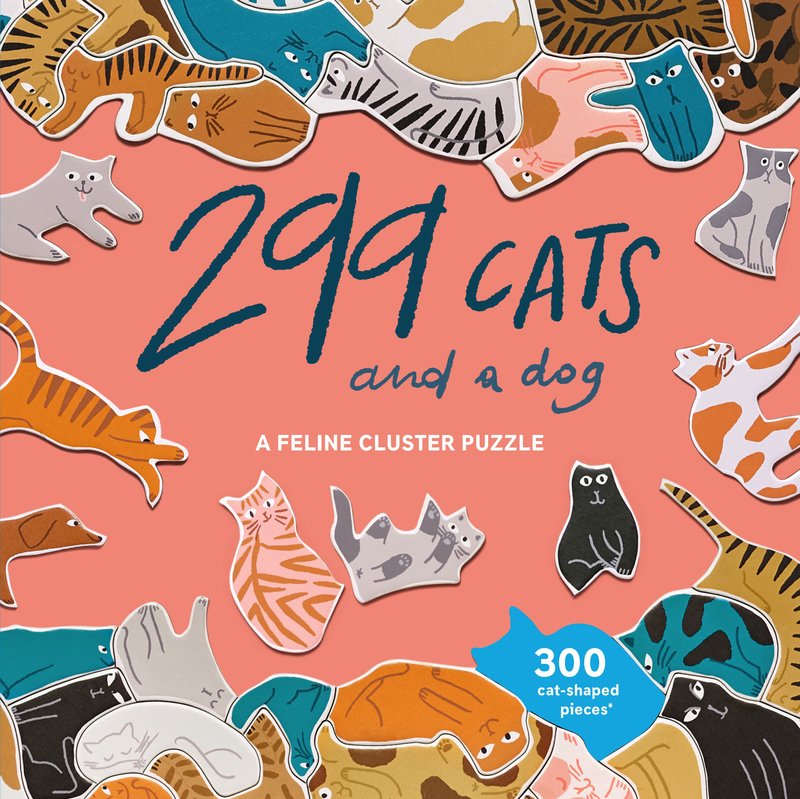 299 CATS AND A DOG PUZZLE-Fun and Games-RAINCOAST-Coriander