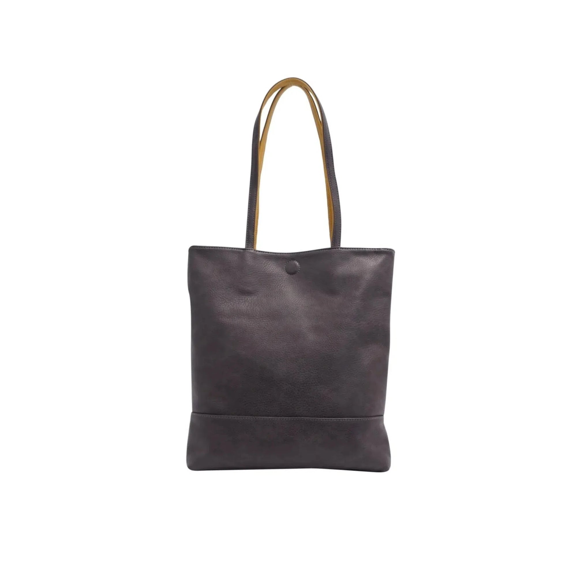 2N1 REVERSIBLE TOTE | AMIA-Bags & Wallets-S-Q-DRK GREY-DRK YELLOW-Coriander