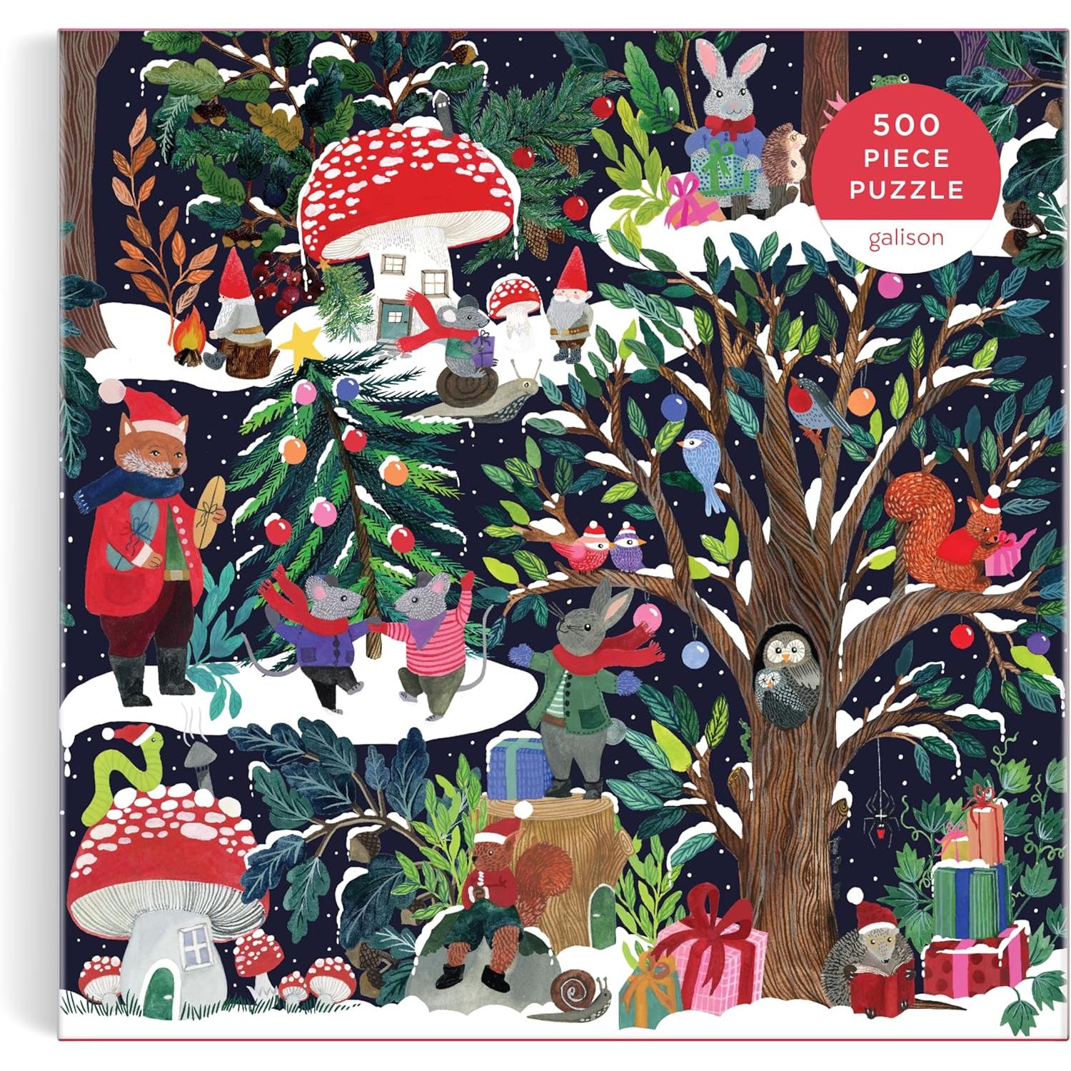 500 PIECE PUZZLE | YULETIDE FOREST-Puzzles-RAINCOAST-Coriander