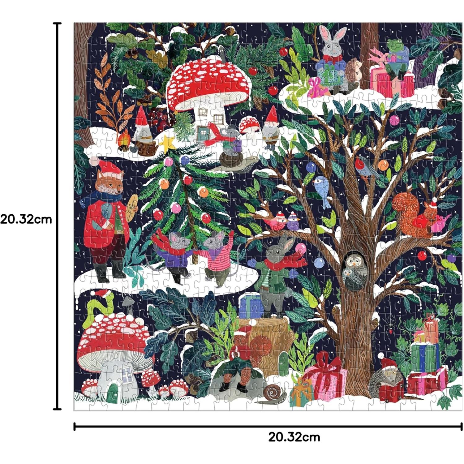 500 PIECE PUZZLE | YULETIDE FOREST-Puzzles-RAINCOAST-Coriander