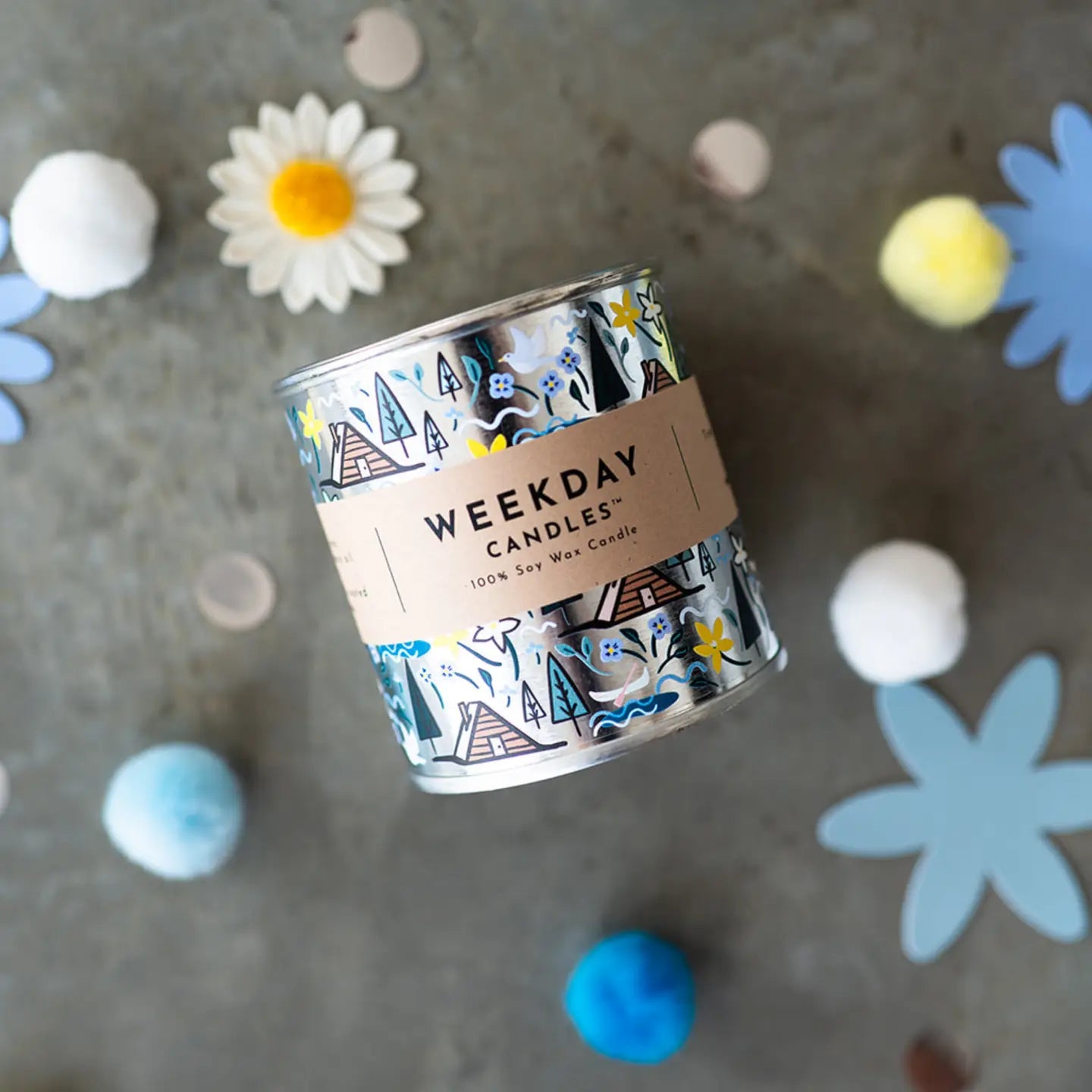 8OZ PAINT CAN CANDLE | LAKEHOUSE-Home-WEEKDAY CANDLES-Coriander