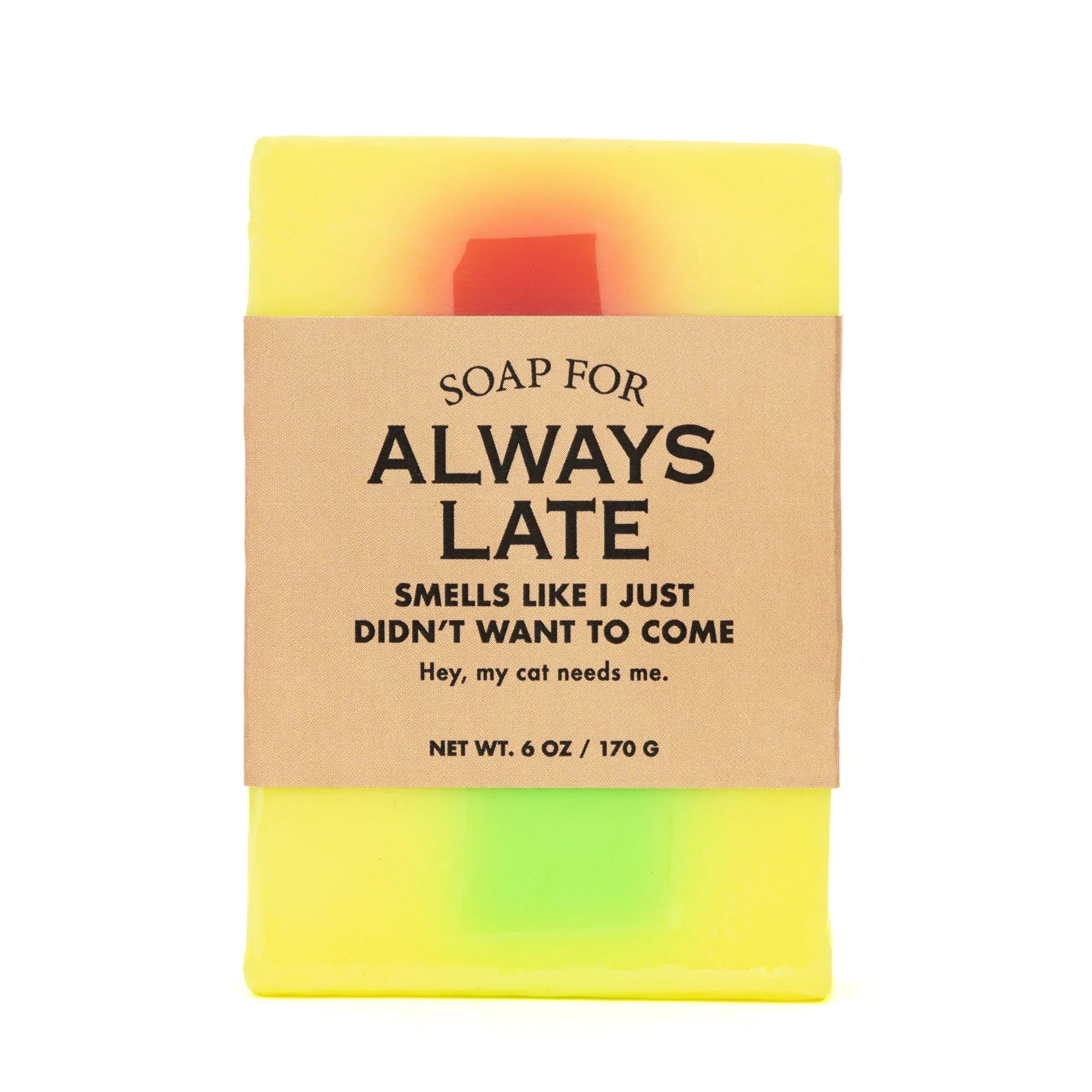 ALWAYS LATE SOAP-Self Care-WHISKEY RIVER SOAP CO.-Coriander