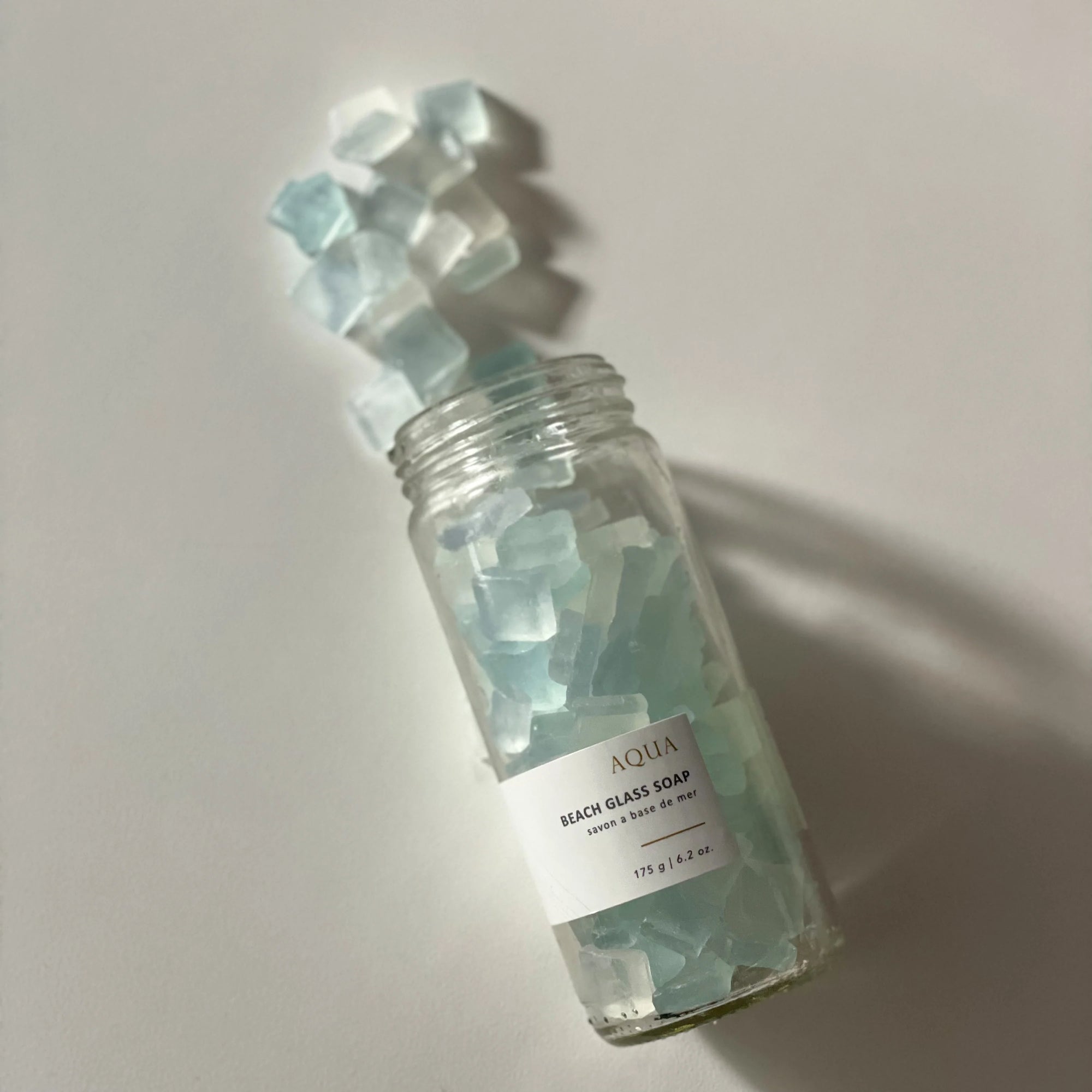 BEACH GLASS SOAP | AQUA: 175G-Lotions & Potions-SEALUXE ORGANICS-Coriander