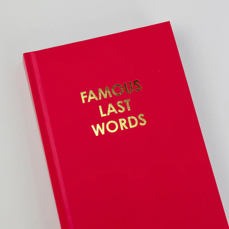 DAILY JOURNAL | FAMOUS LAST WORDS-Books & Stationery-CHEZ GAGNE-Coriander