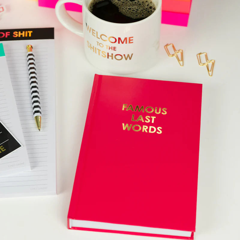 DAILY JOURNAL | FAMOUS LAST WORDS-Books & Stationery-CHEZ GAGNE-Coriander