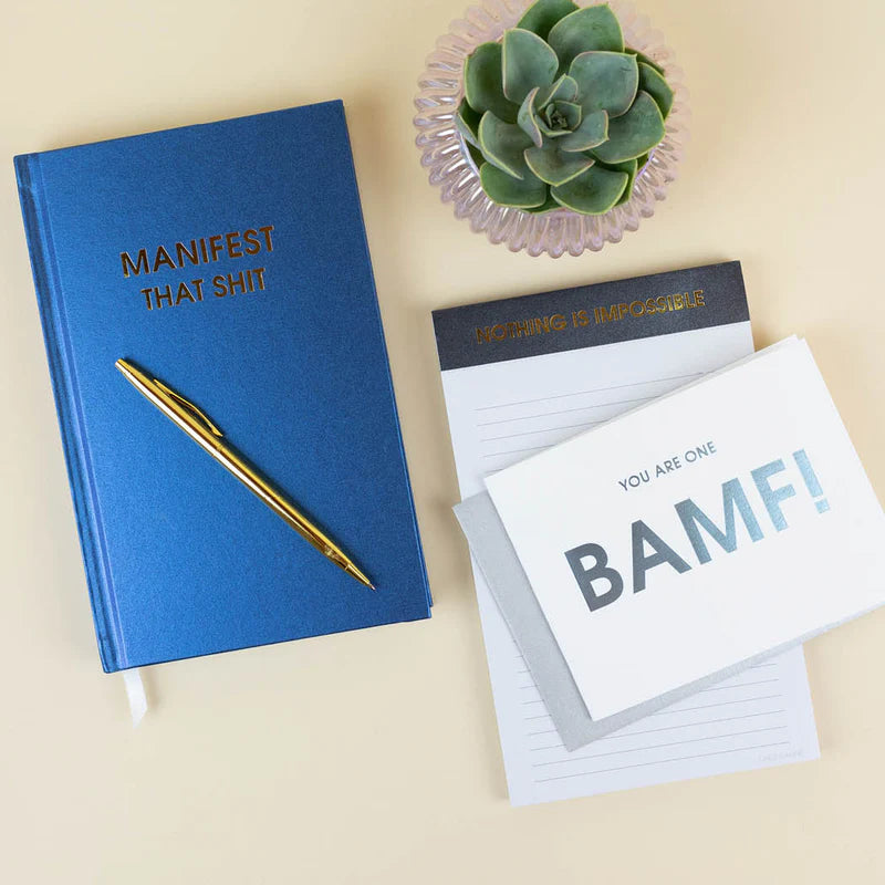 DAILY JOURNAL | MANIFEST THAT SH*T-Books & Stationery-CHEZ GAGNE-Coriander