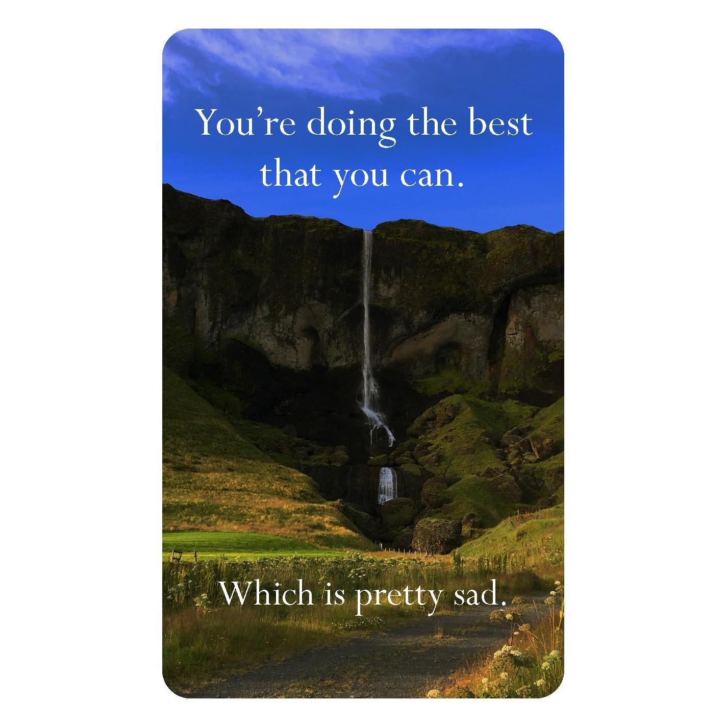 DECK OF 52 CARDS | DISAPPOINTING AFFIRMATIONS-Books & Stationery-RAINCOAST-Coriander