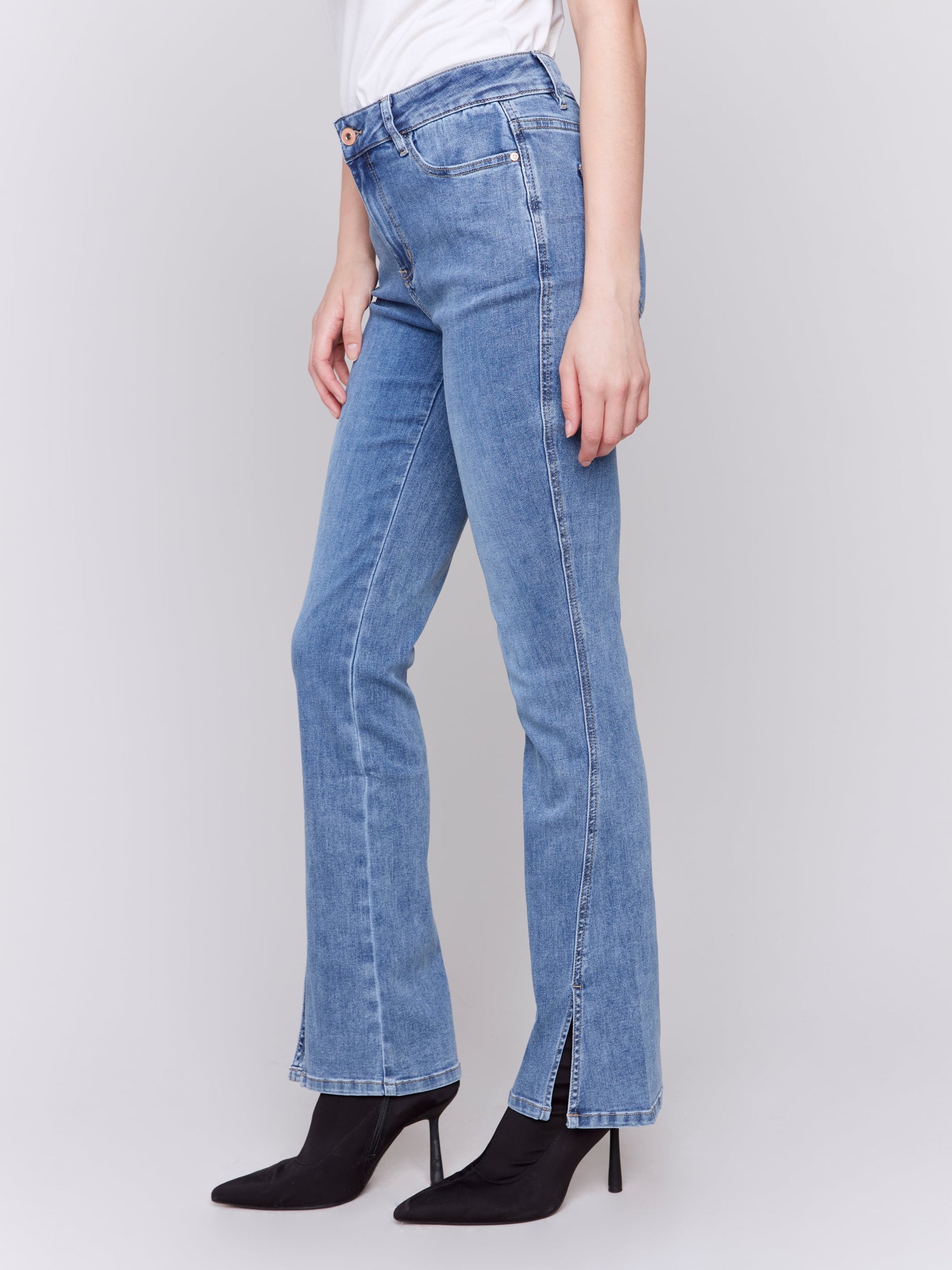 DENIM | FRONT SLIT-Denim-CHARLIE B-Coriander