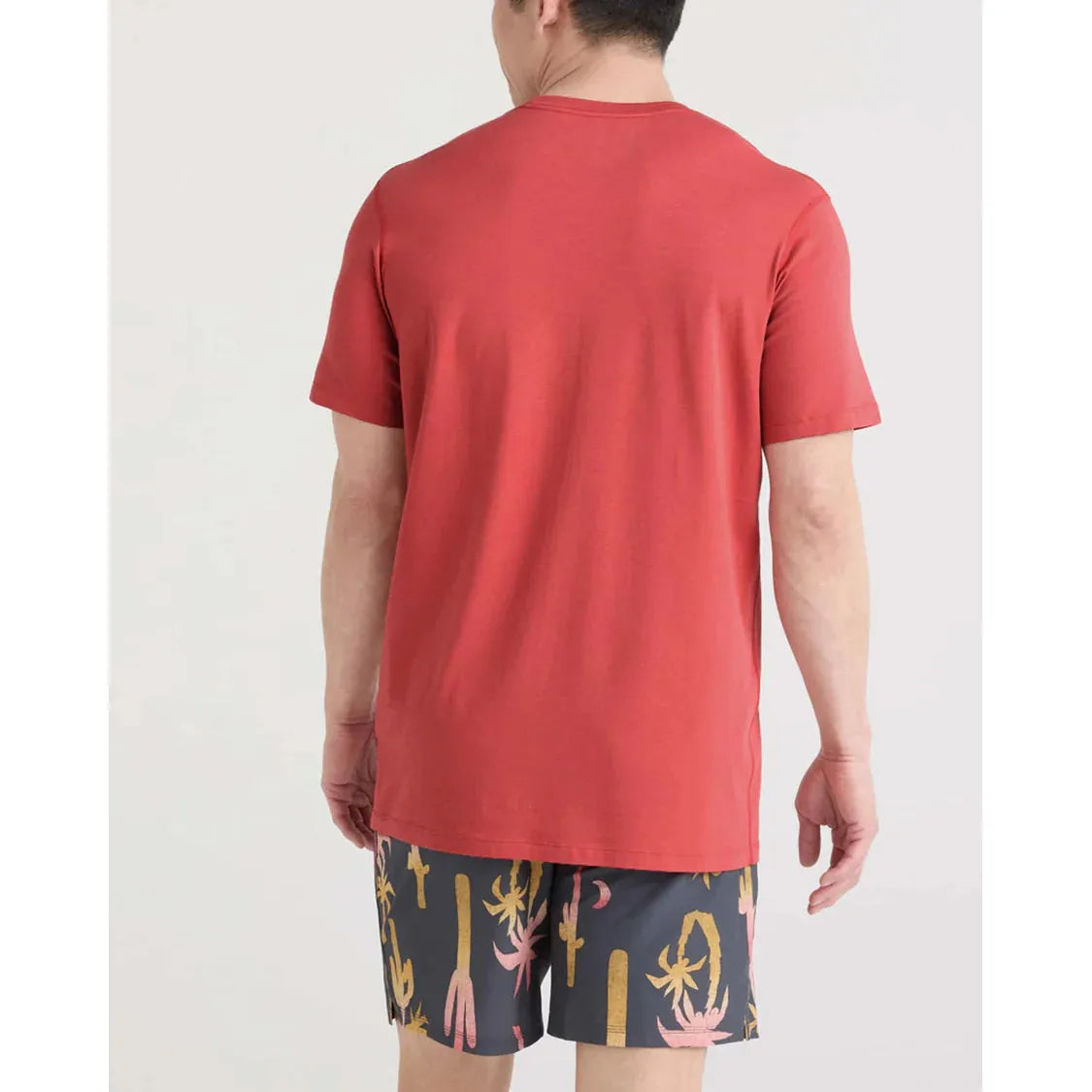 DROPTEMP COOLING COTTON TEE | MINERAL RED-Shirts & Tops-SAXX-Coriander