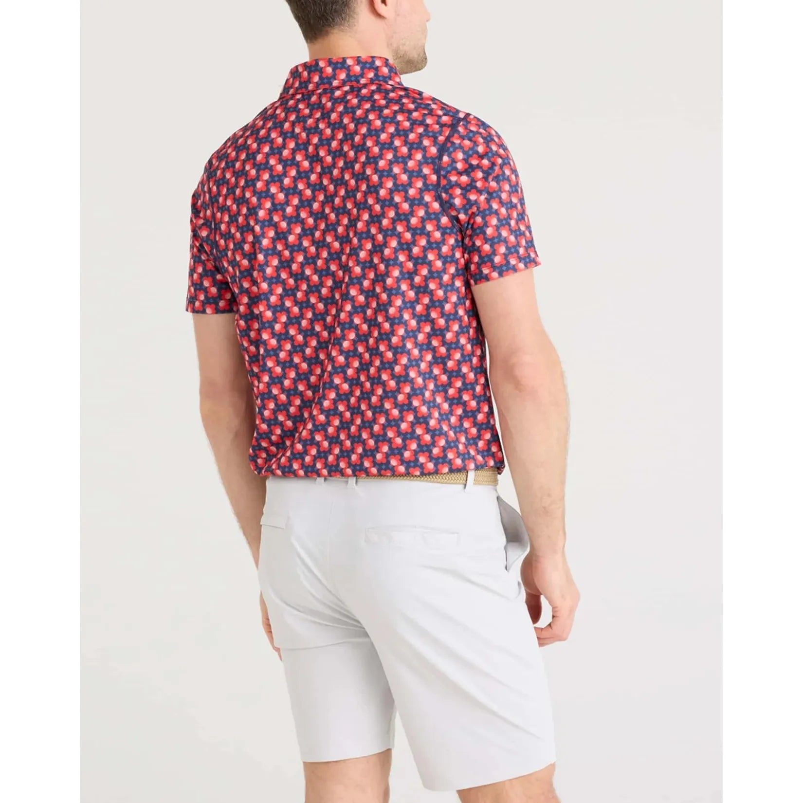 DROPTEMP COOLING POLO | FAB FRESH BALLS-MULTI-Shirts & Tops-SAXX-Coriander
