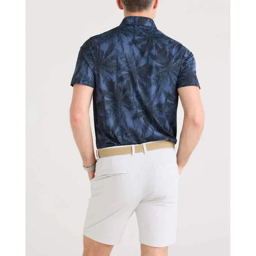 DROPTEMP COOLING POLO | VACATION VIBES-DK. DENIM-Shirts & Tops-SAXX-Coriander