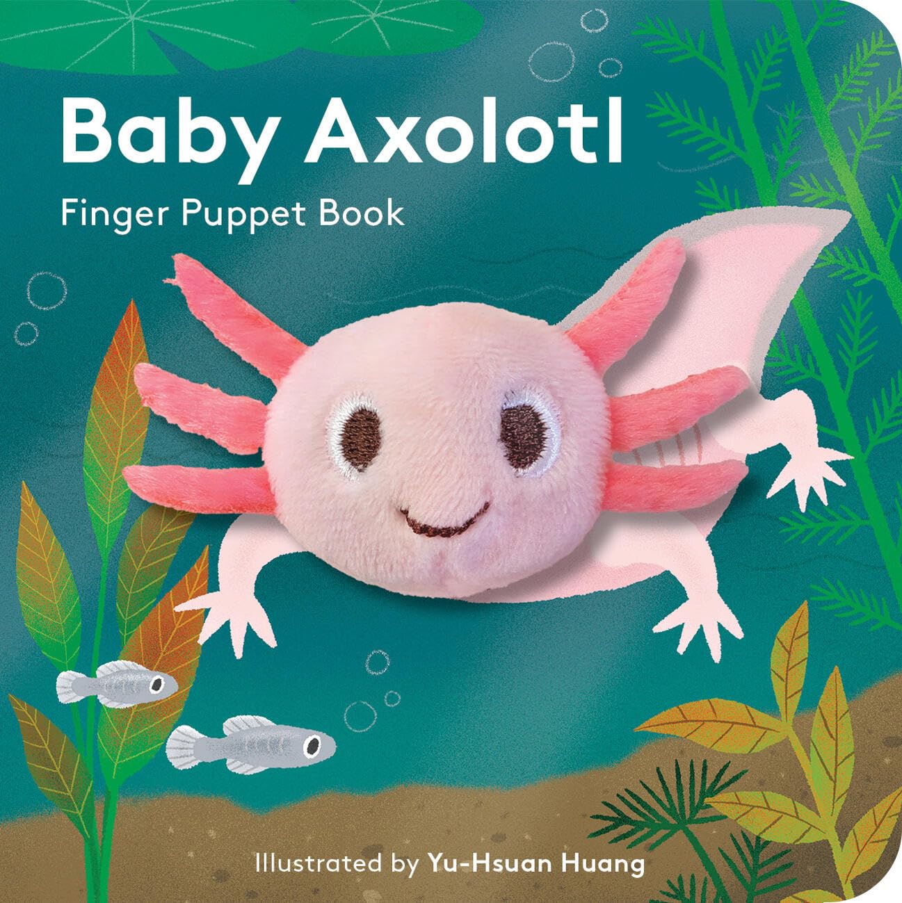 FINGER PUPPET BOOK | BABY AXOLOTL-Books & Stationery-RAINCOAST-Coriander