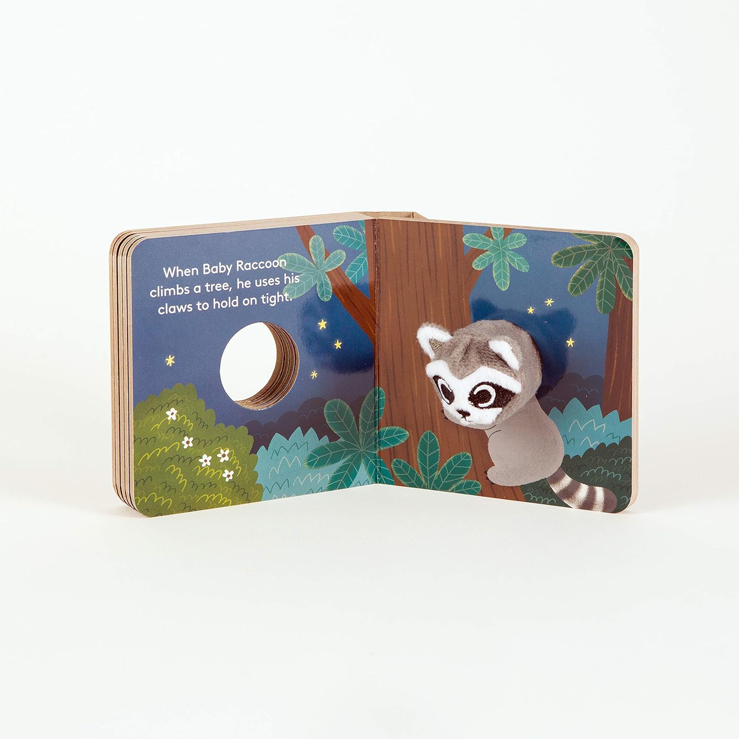 FINGER PUPPET BOOK | BABY RACCOON-Books & Stationery-RAINCOAST-Coriander