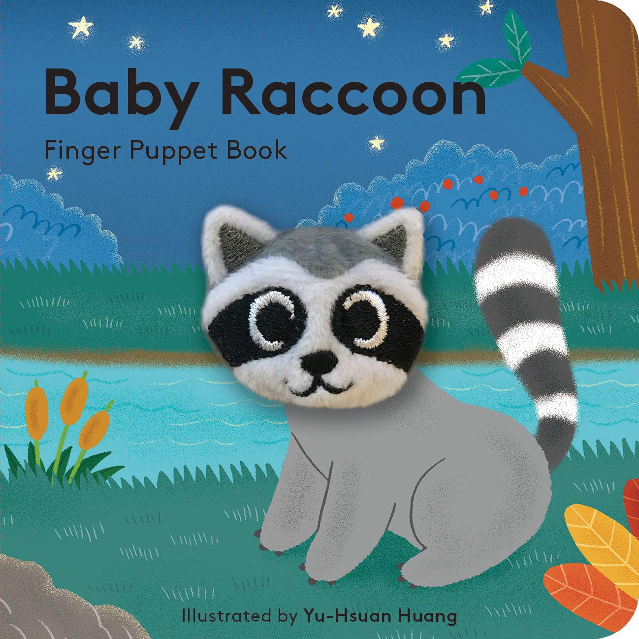 FINGER PUPPET BOOK | BABY RACCOON-Books & Stationery-RAINCOAST-Coriander