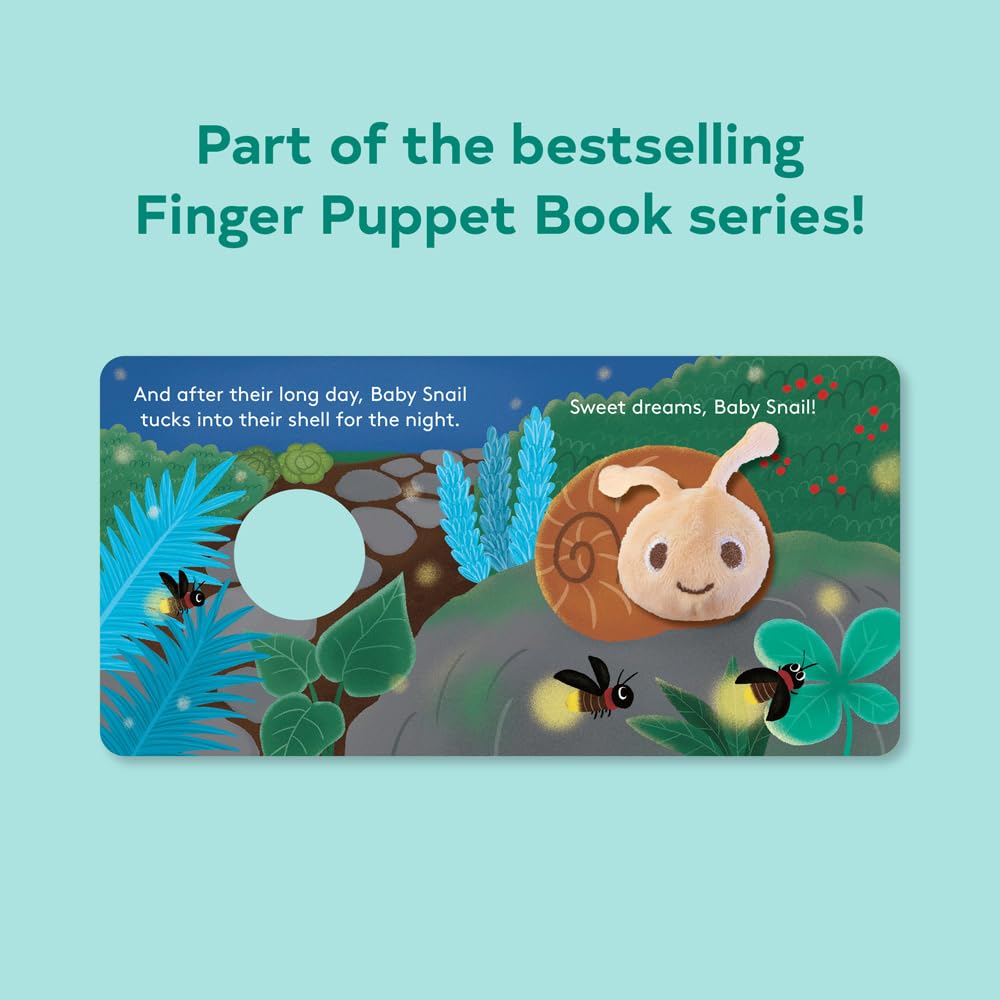 FINGER PUPPET BOOK | BABY SNAIL-Books & Stationery-RAINCOAST-Coriander