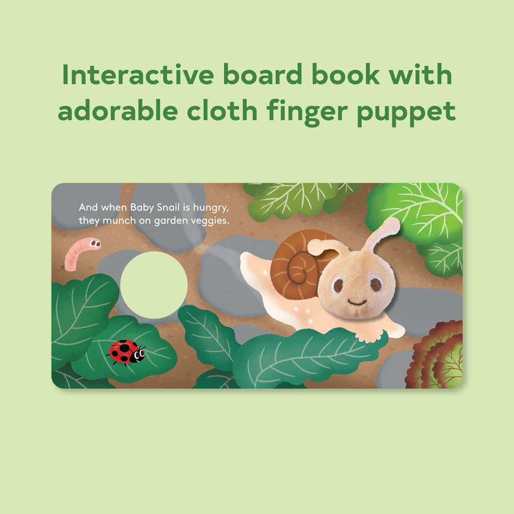 FINGER PUPPET BOOK | BABY SNAIL-Books & Stationery-RAINCOAST-Coriander