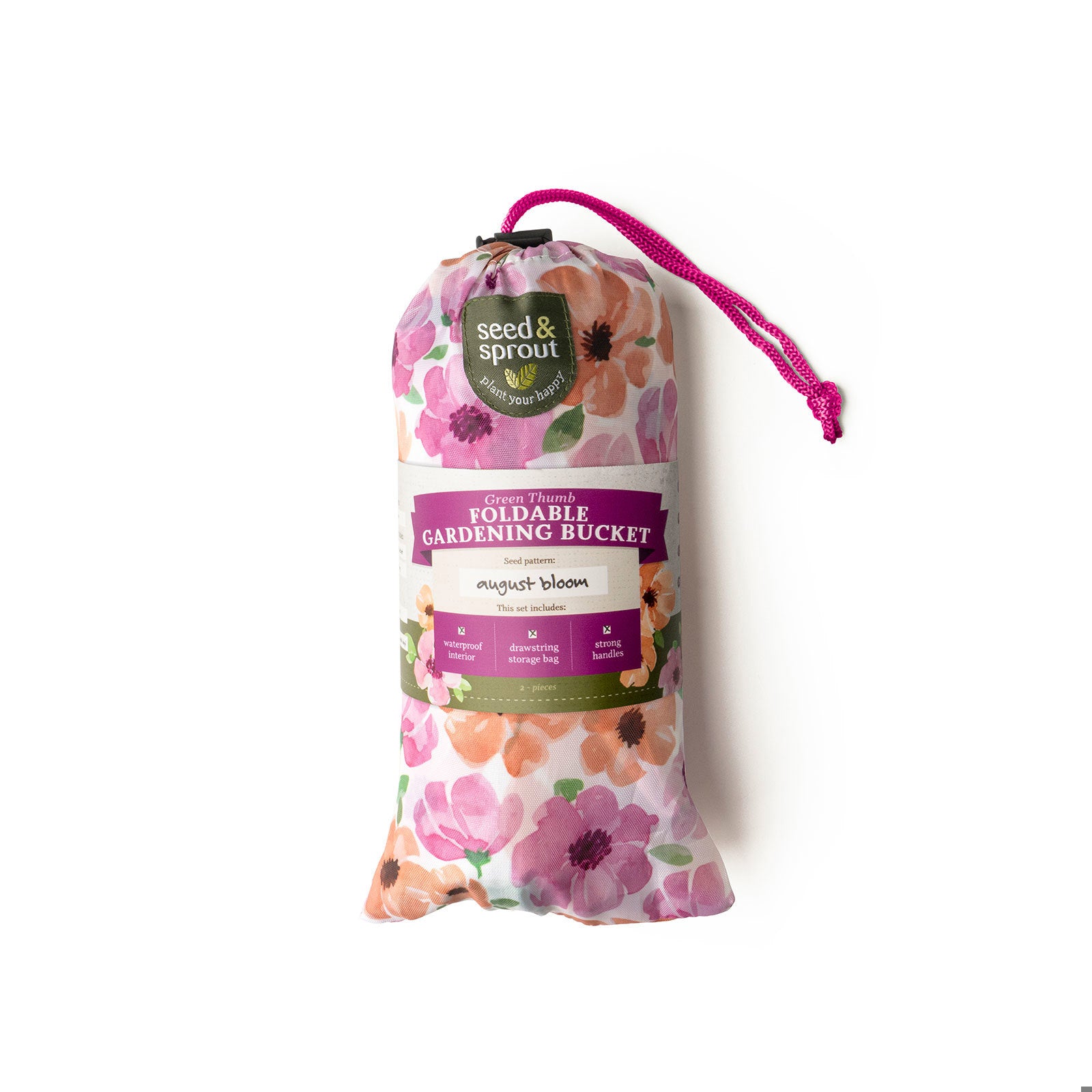 FOLDABLE CANVAS GARDENING BUCKET-Gardening-SEED & SPROUT-Coriander