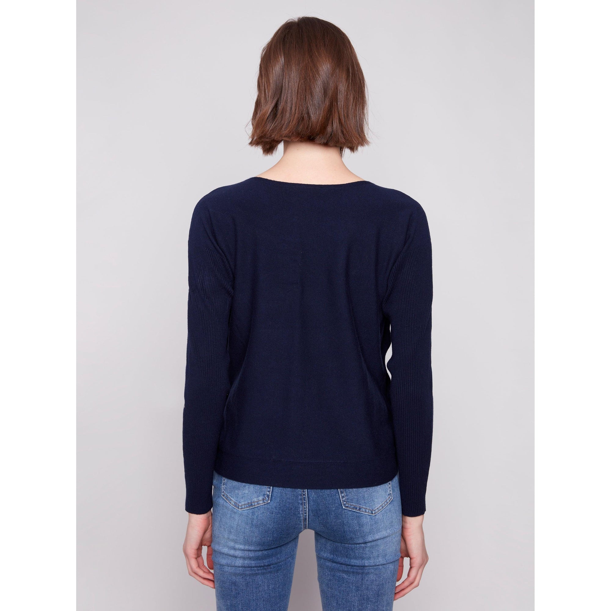 L/S SWEATER | BOAT NECK-Jackets & Sweaters-CHARLIE B-Coriander