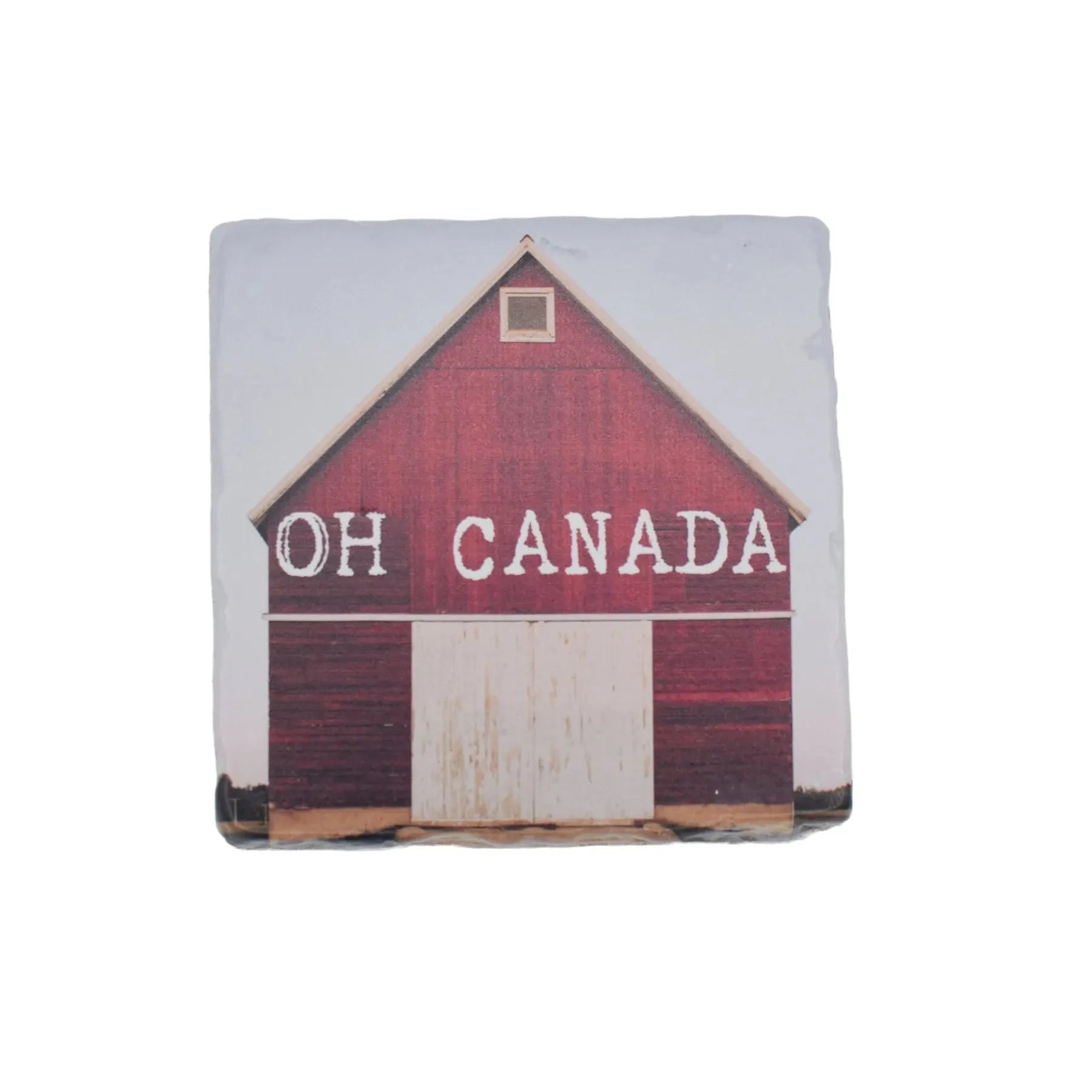 MARBLE COASTER | CANADA BARN-Coasters-CEDAR MOUNTAIN-Coriander