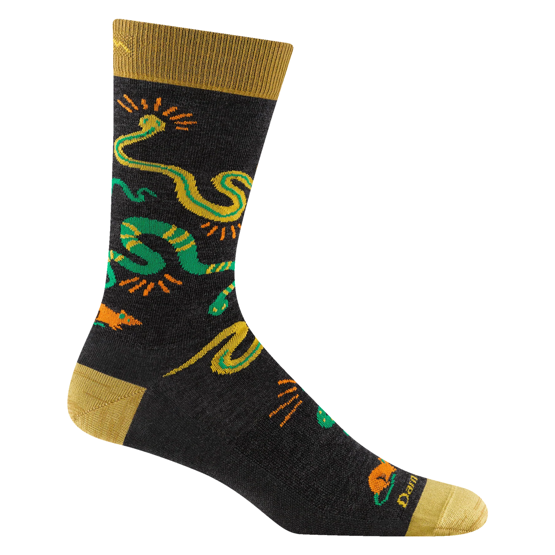 MEN'S SOCKS | FIELD GUIDE CREW-Socks & Footwear-DARN TOUGH-Coriander