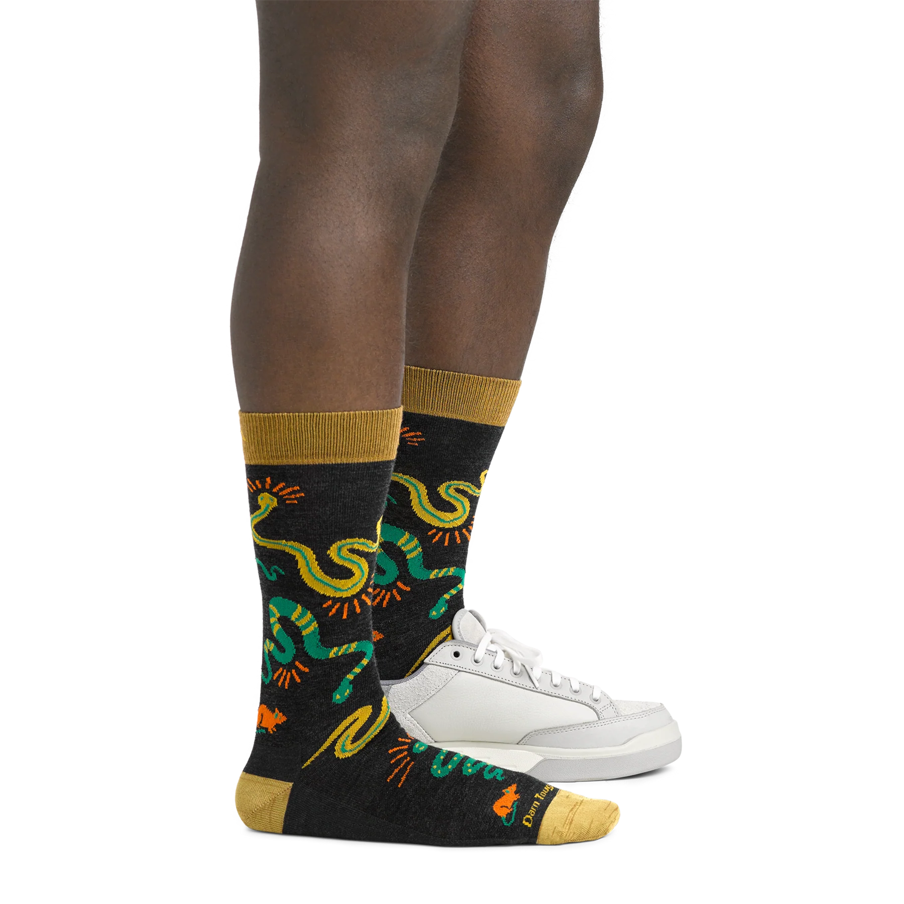 MEN'S SOCKS | FIELD GUIDE CREW-Socks & Footwear-DARN TOUGH-Coriander