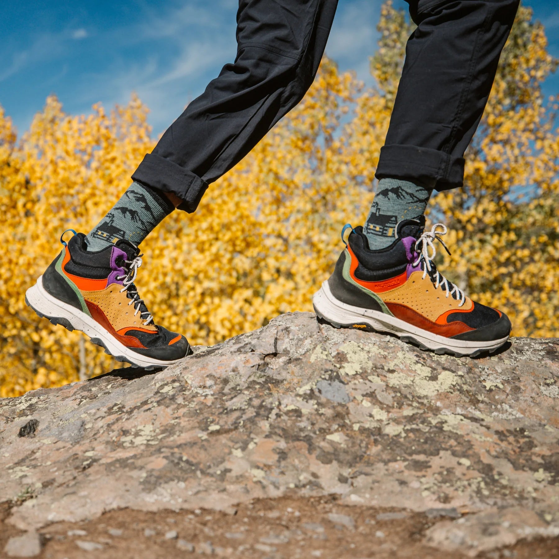 MEN'S SOCKS | HIKE HUT MICRO CREW-Socks & Footwear-DARN TOUGH-Coriander