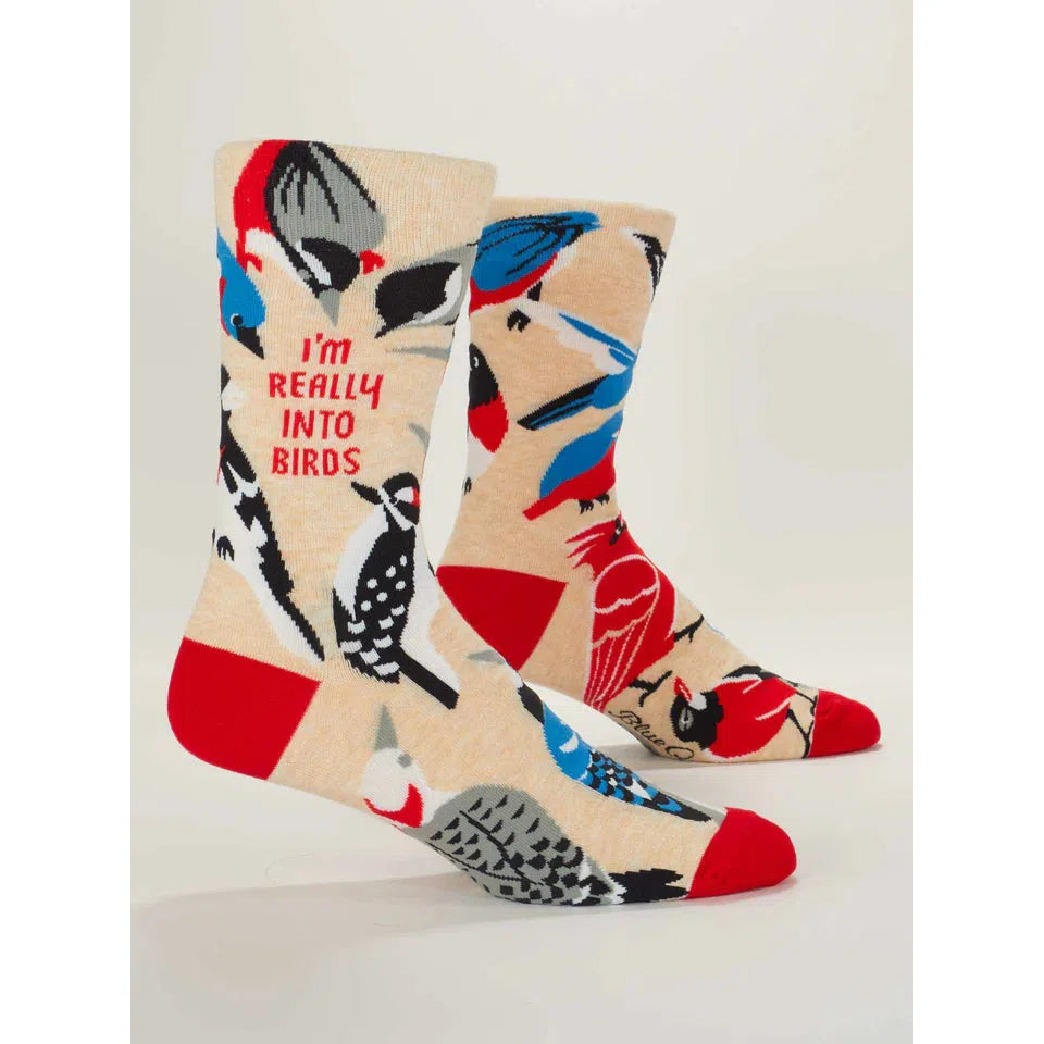 MEN'S SOCKS | REALLY INTO BIRDS-Socks-BLUE Q-Coriander