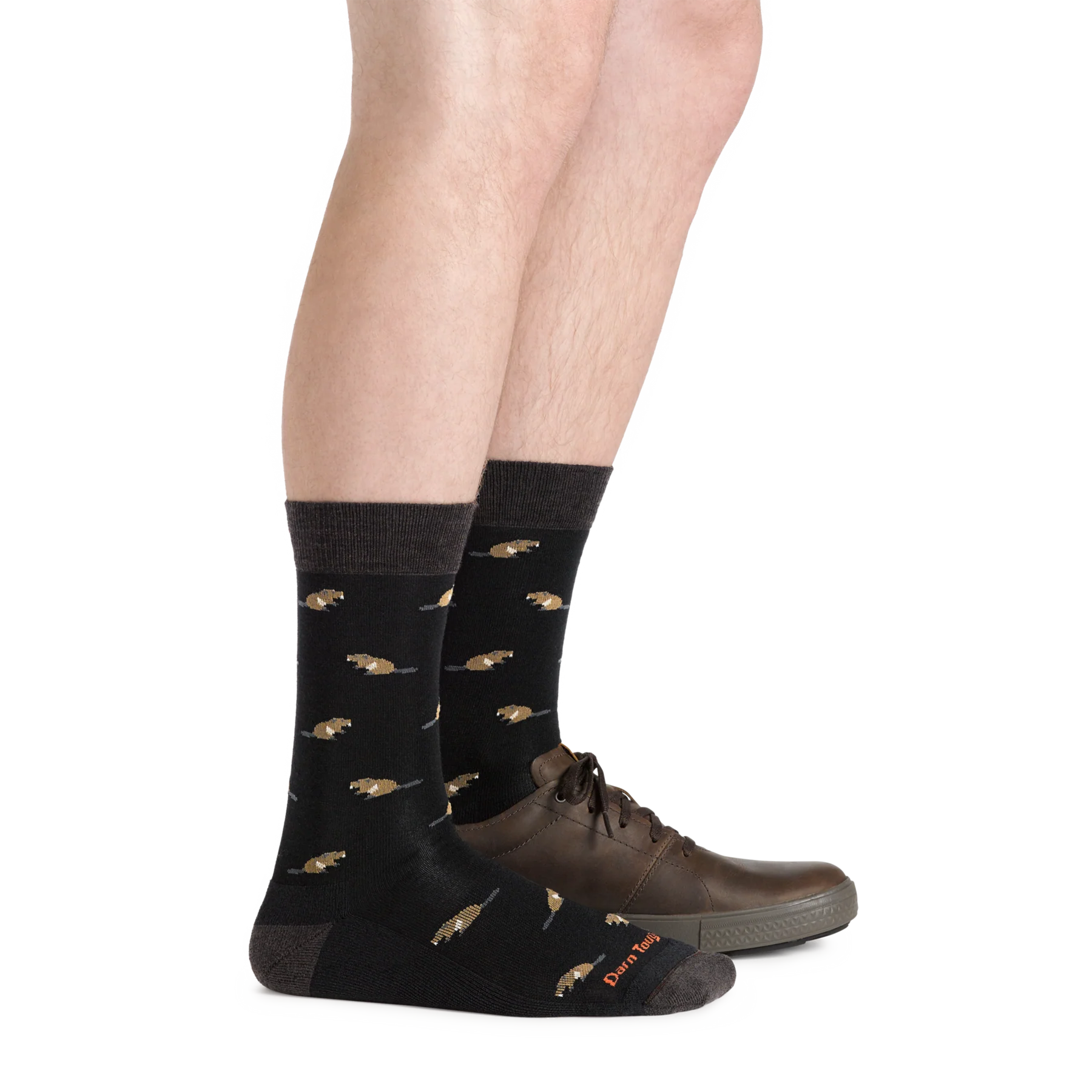 MEN'S SOCKS | SAWTOOTH CREW-Socks & Footwear-DARN TOUGH-Coriander