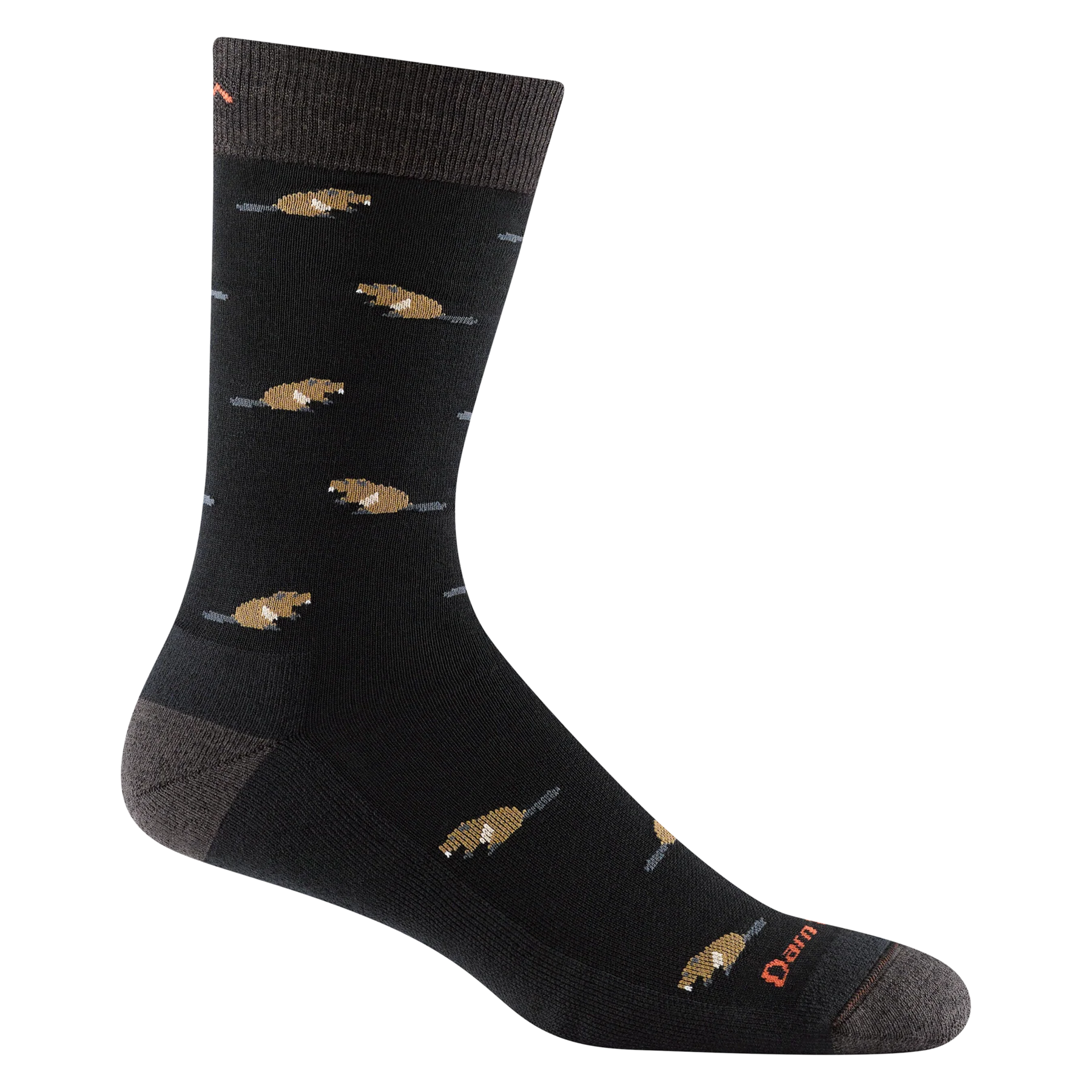 MEN'S SOCKS | SAWTOOTH CREW-Socks & Footwear-DARN TOUGH-MEDIUM-BLACK-Coriander