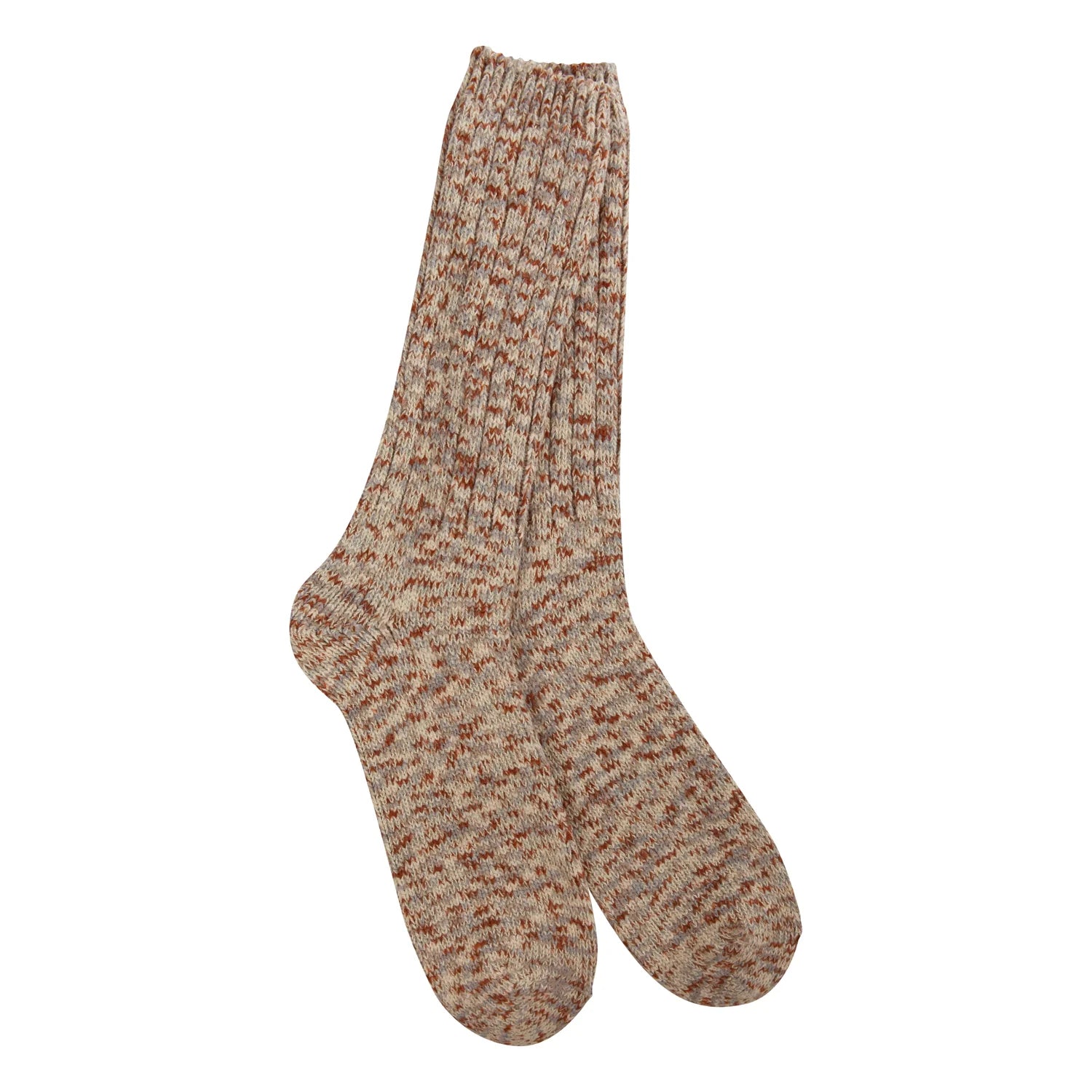 METRO RAGG CREW MEN'S SOCKS | RAGG TAUPE-Socks & Footwear-WORLD'S SOFTEST-Coriander