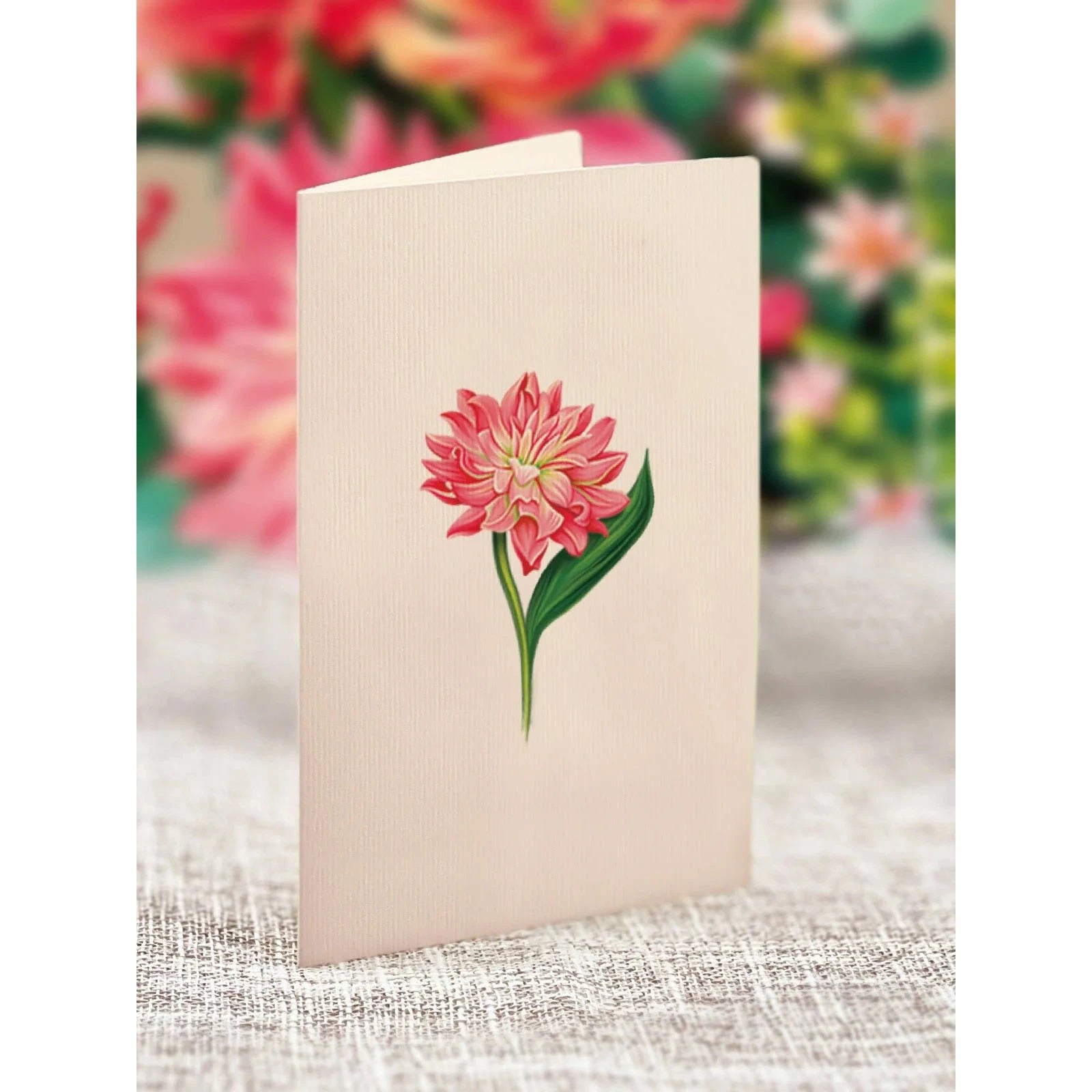 MINI POP-UP CARD | DEAR DAHLIA-Books & Stationery-FRESH CUT PAPER-Coriander