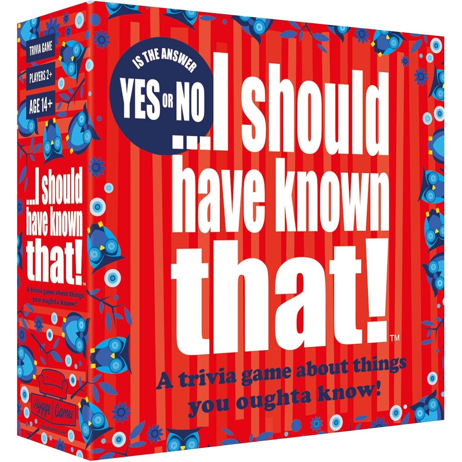 PARTY TRIVIA GAME | I SHOULD HAVE KNOWN THAT! YES or NO-Fun and Games-HYGGE GAMES-Coriander
