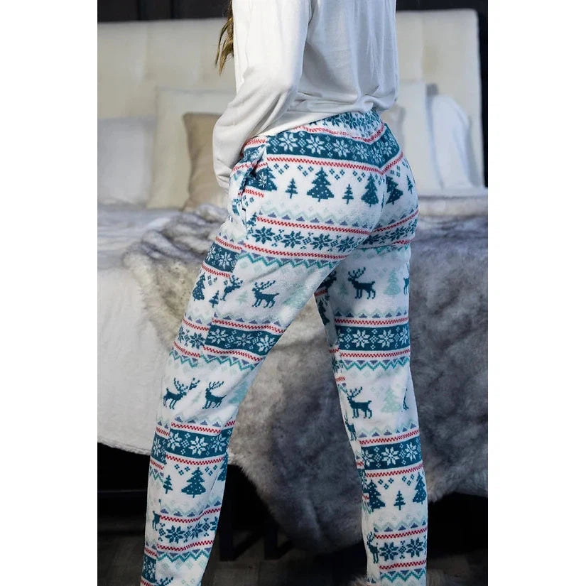 PJ PANTS | WOMEN'S FLEECE-Bottoms-FORNIA-Coriander