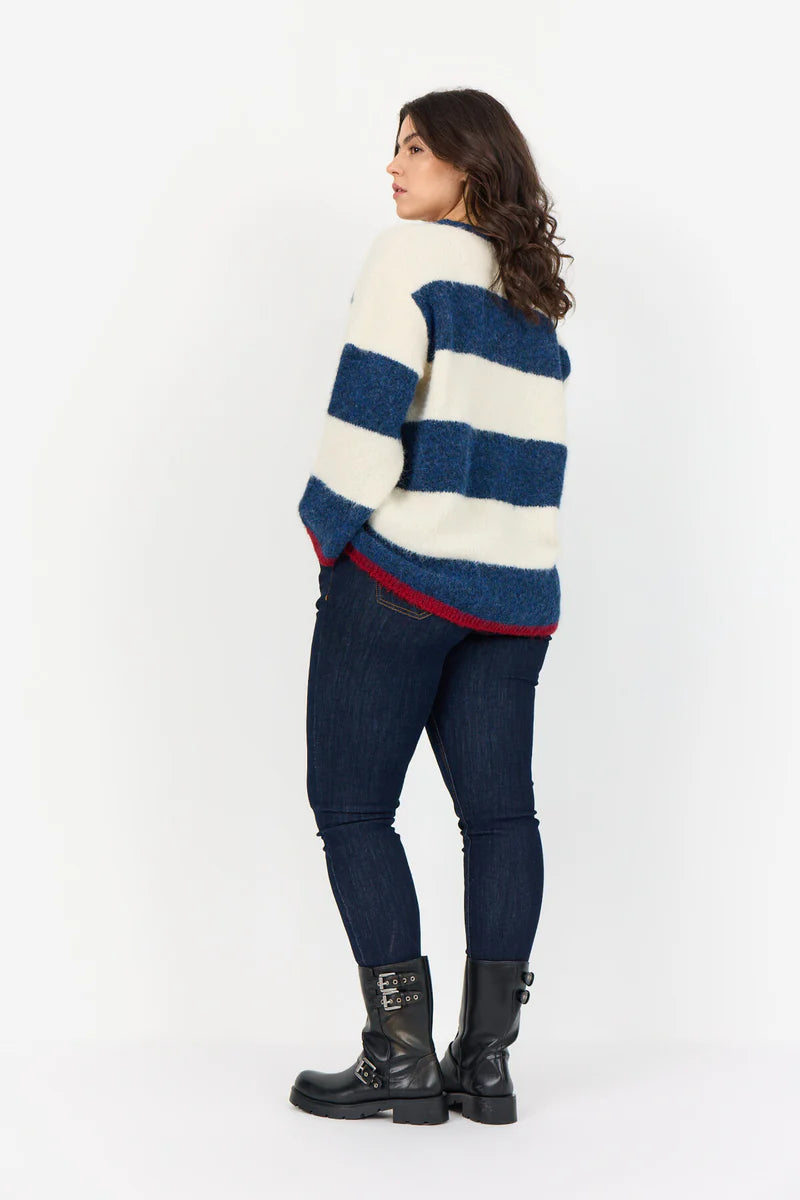 PULLOVER SWEATER | JOLIE 1: ESTATE BLUE-Jackets & Sweaters-WASABI CONCEPT-Coriander