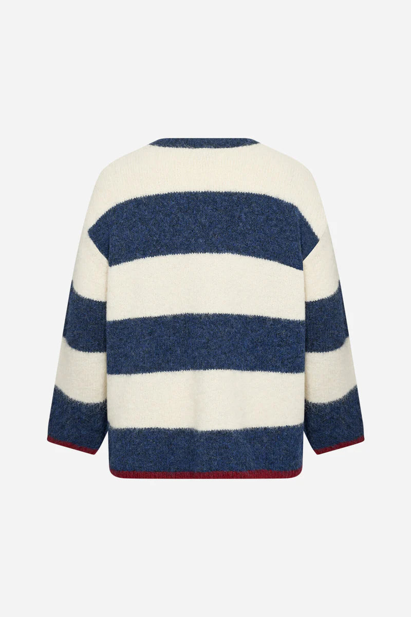 PULLOVER SWEATER | JOLIE 1: ESTATE BLUE-Jackets & Sweaters-WASABI CONCEPT-Coriander