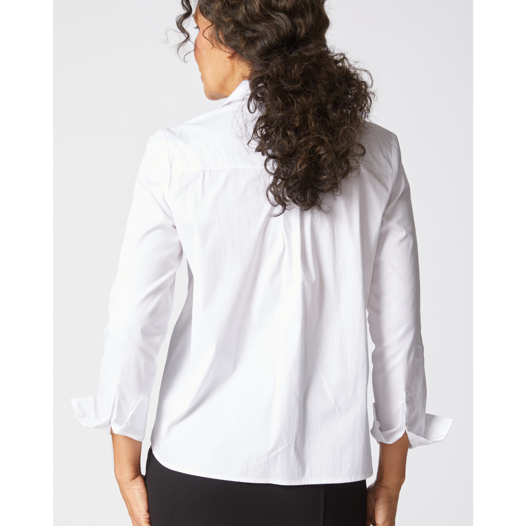 SHIRT | SHAPED HEM SOLID-Tops-HABITAT-Coriander