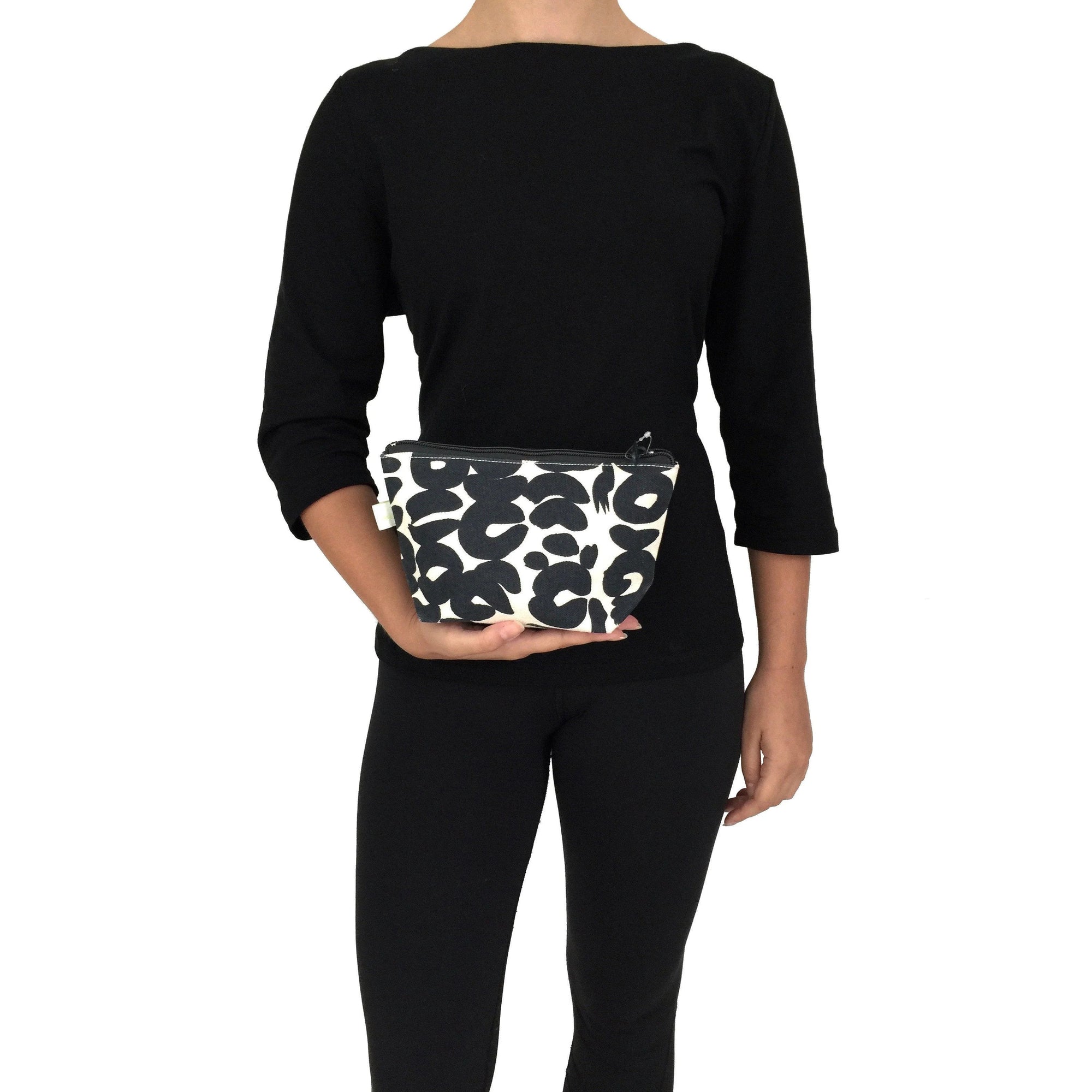 SMALL TRAVEL POUCH | STORY BLACK-Case-SEE DESIGN-Coriander