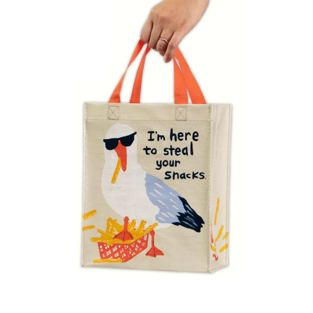 STEAL YOUR SNACKS HANDY TOTE-Bags & Wallets-BLUE Q-Coriander