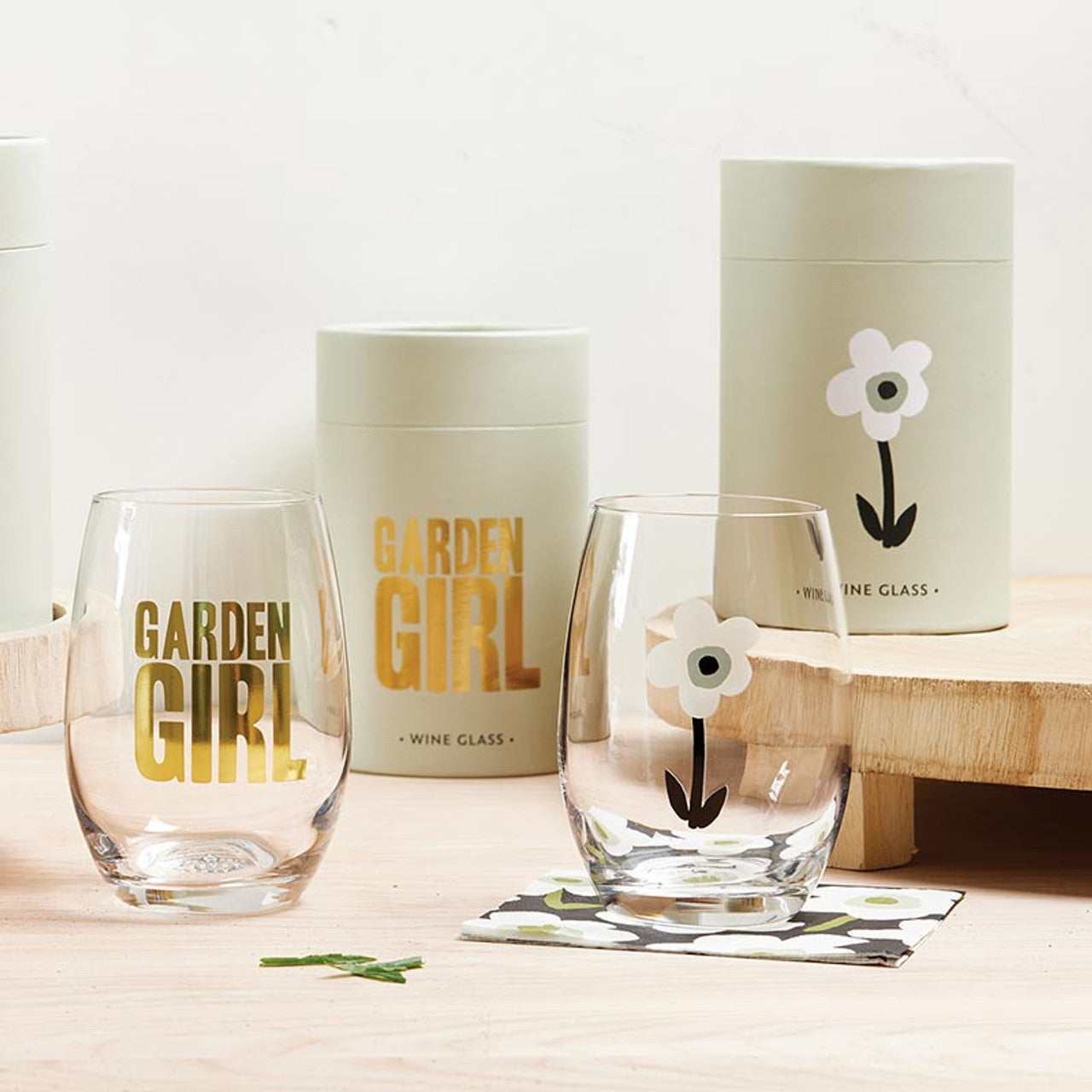 STEMLESS WINE GLASS | FLOWER-Drinkware-SANTA BARBARA DESIGN STUDIO-Coriander