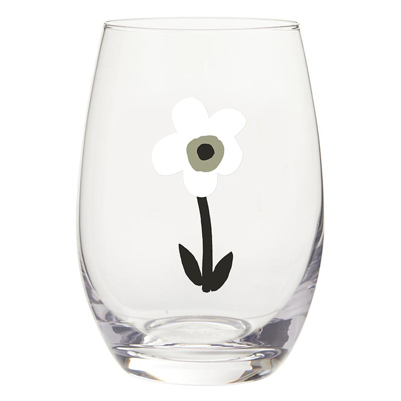STEMLESS WINE GLASS | FLOWER-Drinkware-SANTA BARBARA DESIGN STUDIO-Coriander