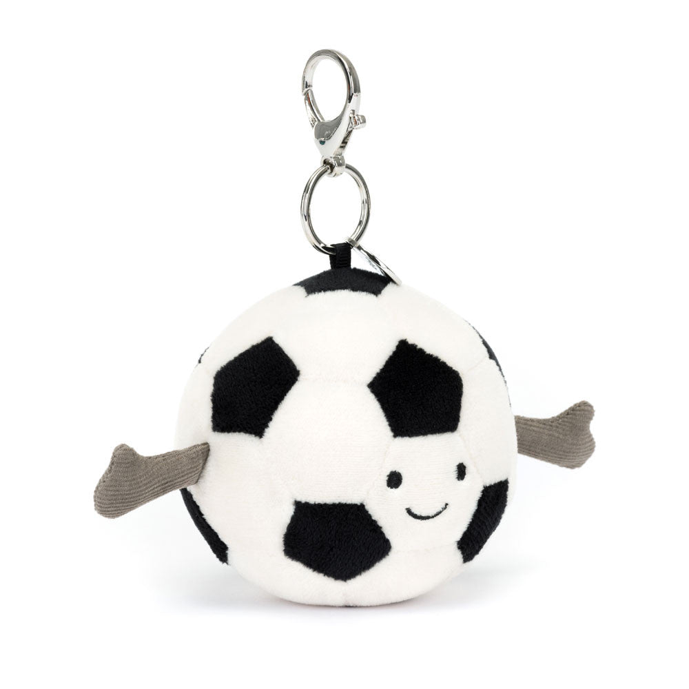 STUFFIE BAG CHARM | AMUSEABLES SPORTS FOOTBALL-Stuffie-JELLYCAT-Coriander