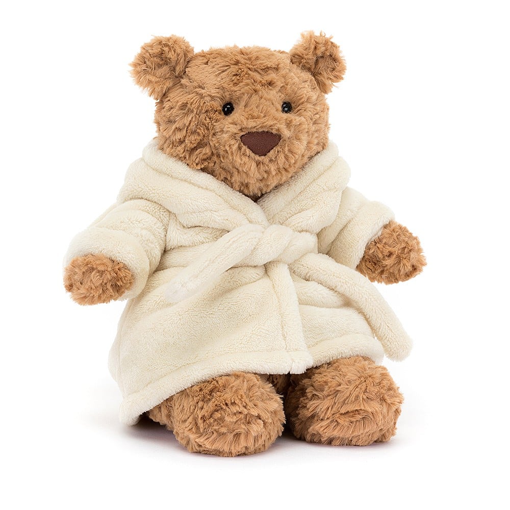 STUFFIE | BARTHOLOMEW BATHROBE BEAR-Stuffie-JELLYCAT-Coriander