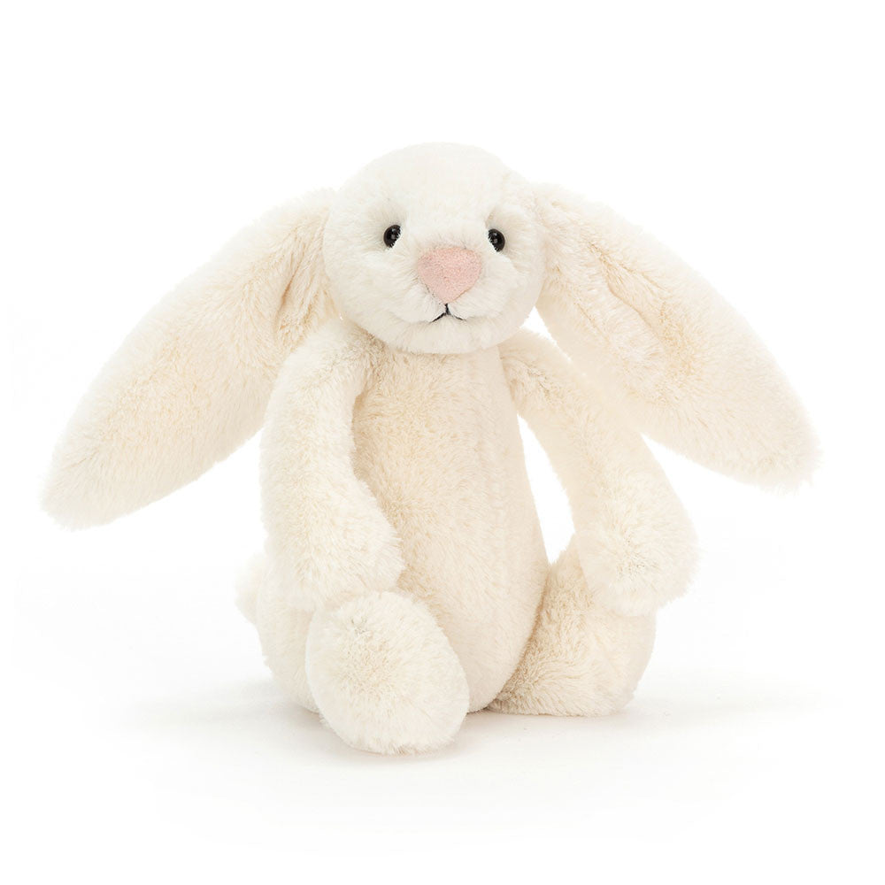 STUFFIE | BASHFUL BUNNY CREAM: SMALL-Stuffie-JELLYCAT-Coriander