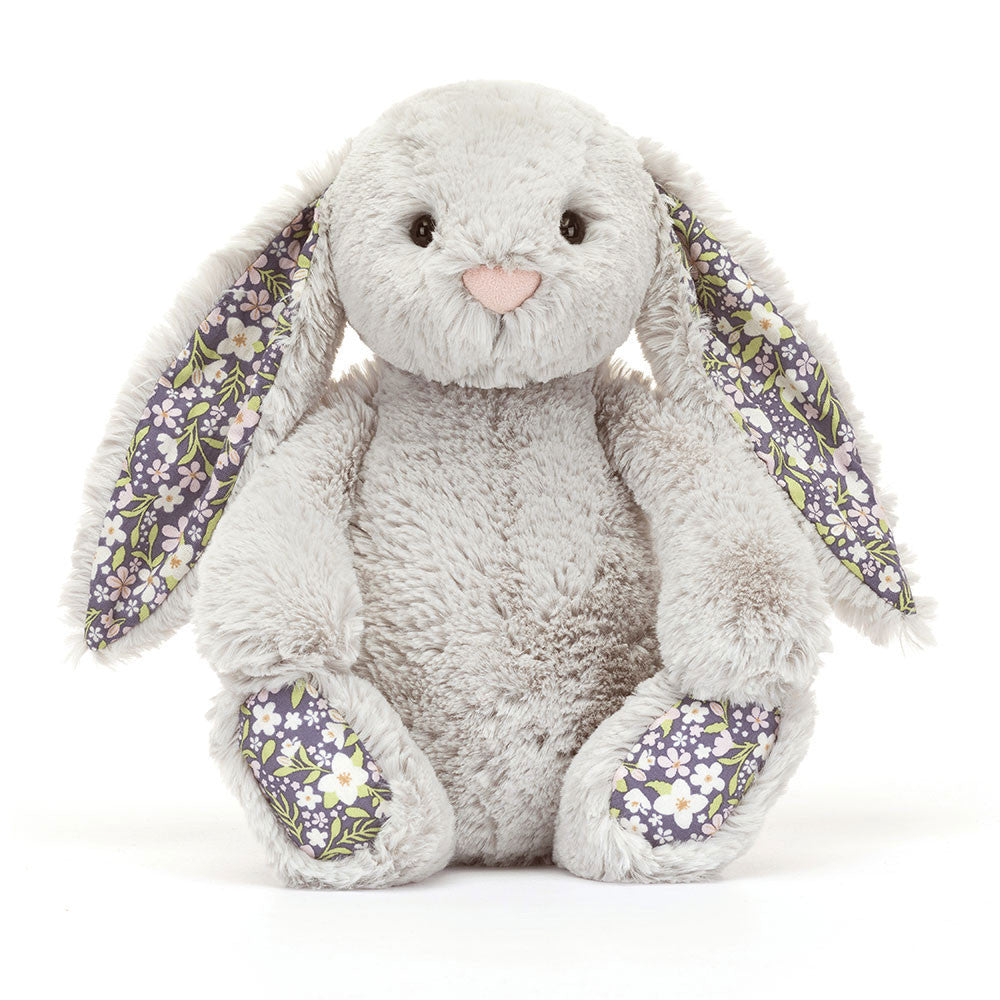 STUFFIE | BLOSSOM SILVER BUNNY: BLOOM-Stuffies-JELLYCAT-Coriander