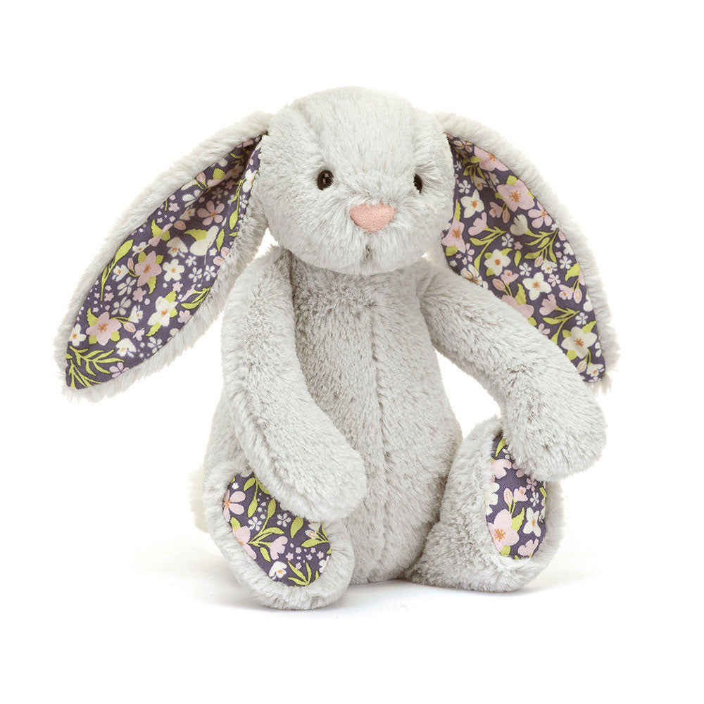 STUFFIE | BLOSSOM SILVER BUNNY "BLOOM": LITTLE-Stuffie-JELLYCAT-Coriander